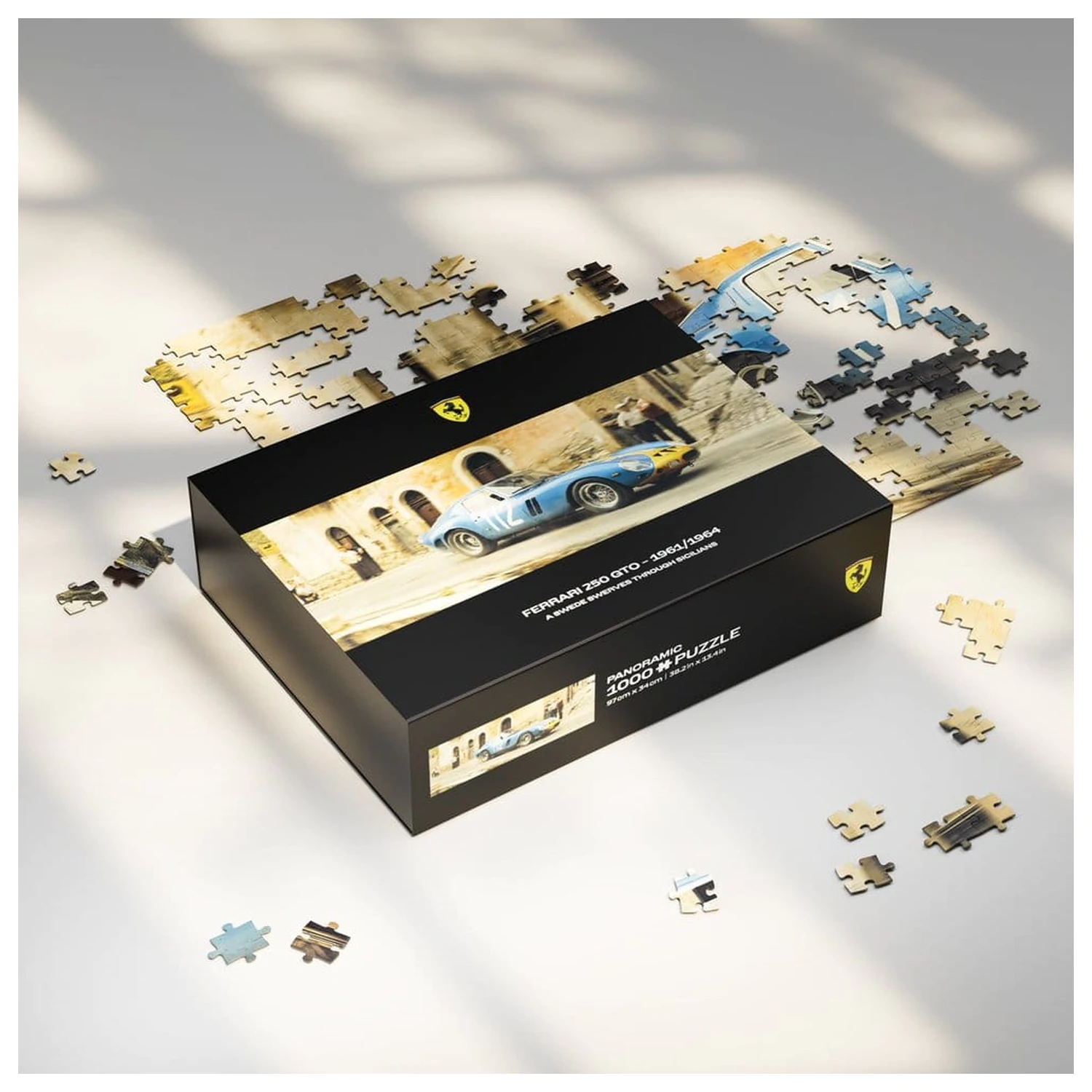 Ferrari 250GTO Premium Puzzle A Swede Swerves Through Sicilians (1000 elementów) 97 x 34 cm zdjęcie produktu