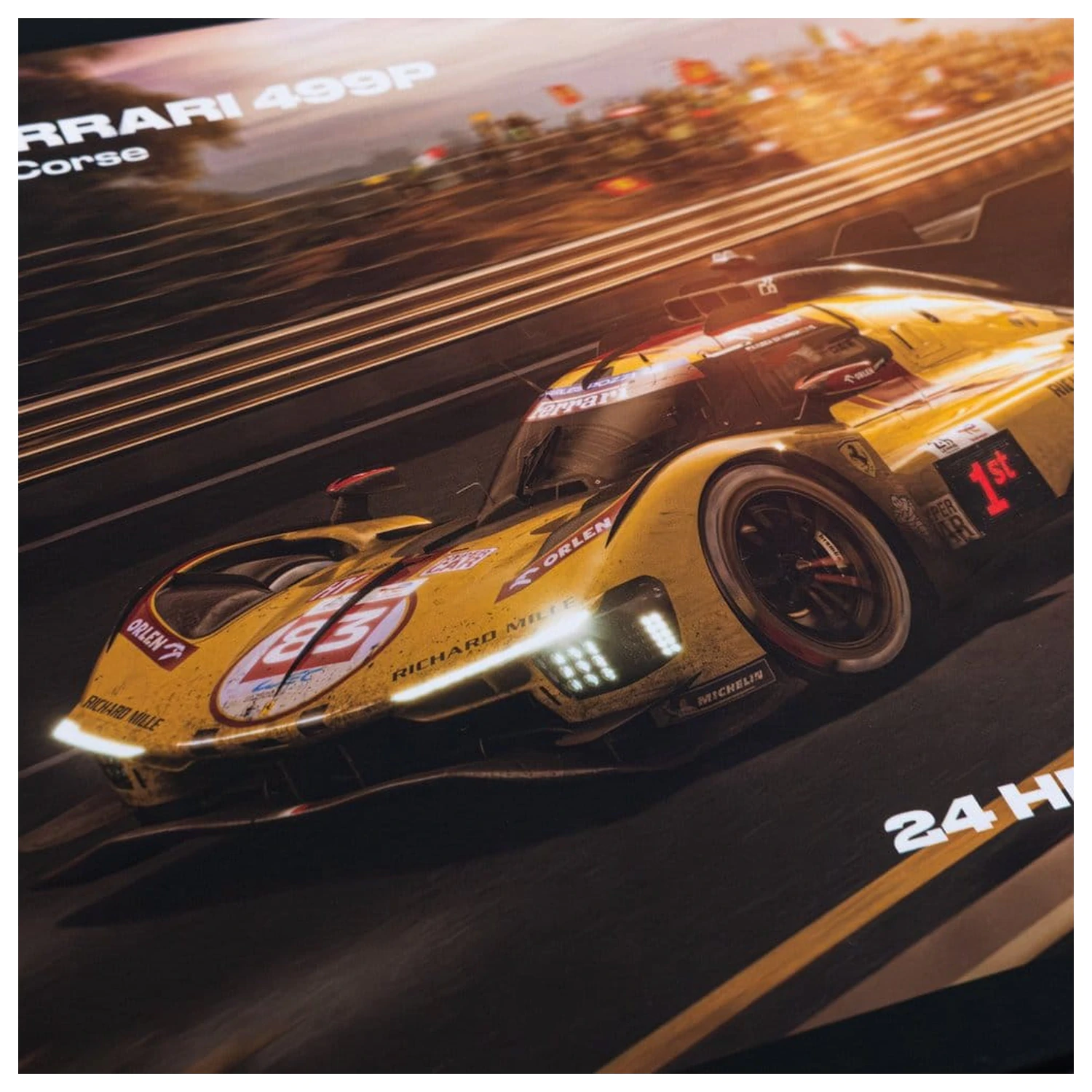 Ferrari AF Corse Puzzle 499P 24 Heures du Mans 2025 Zwycięzca (1000 Kawałków) 48 x 68 cm zdjęcie produktu