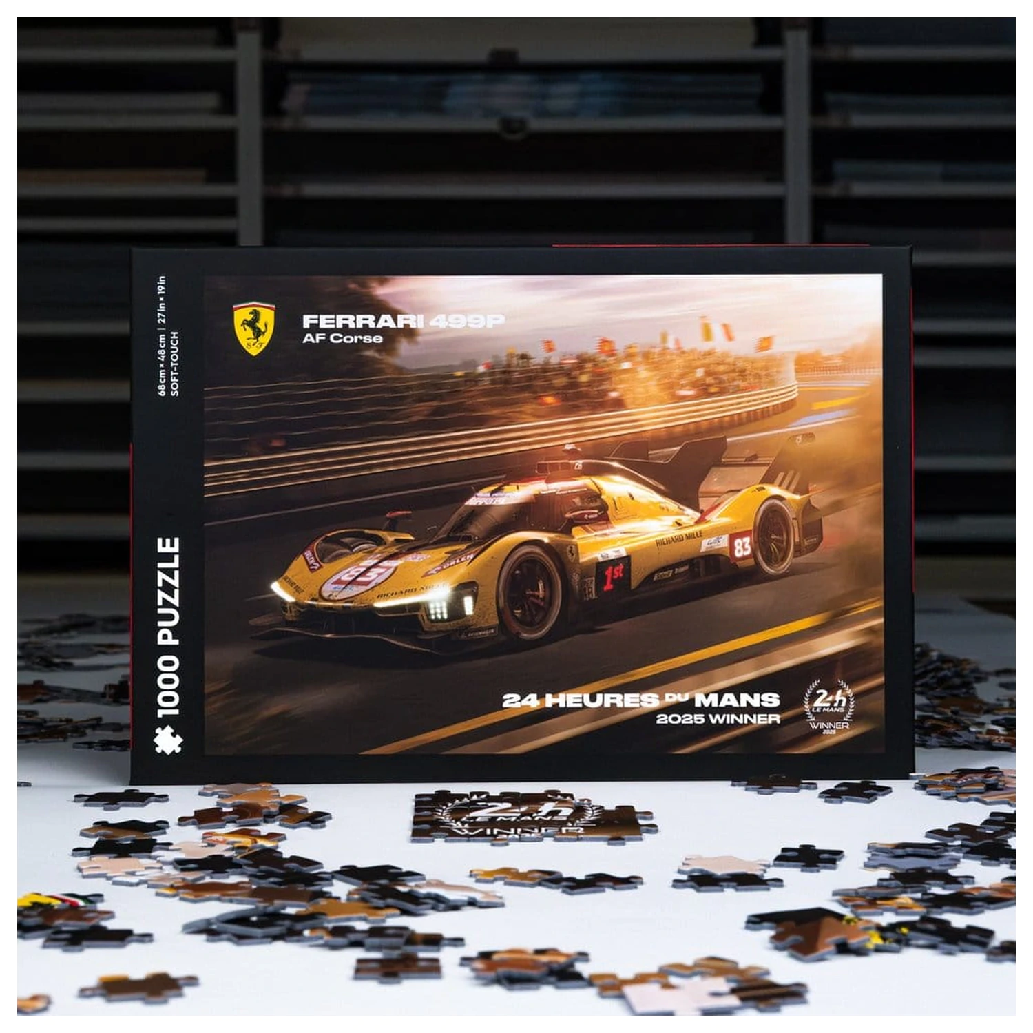 Ferrari AF Corse Puzzle 499P 24 Heures du Mans 2025 Zwycięzca (1000 Kawałków) 48 x 68 cm zdjęcie produktu