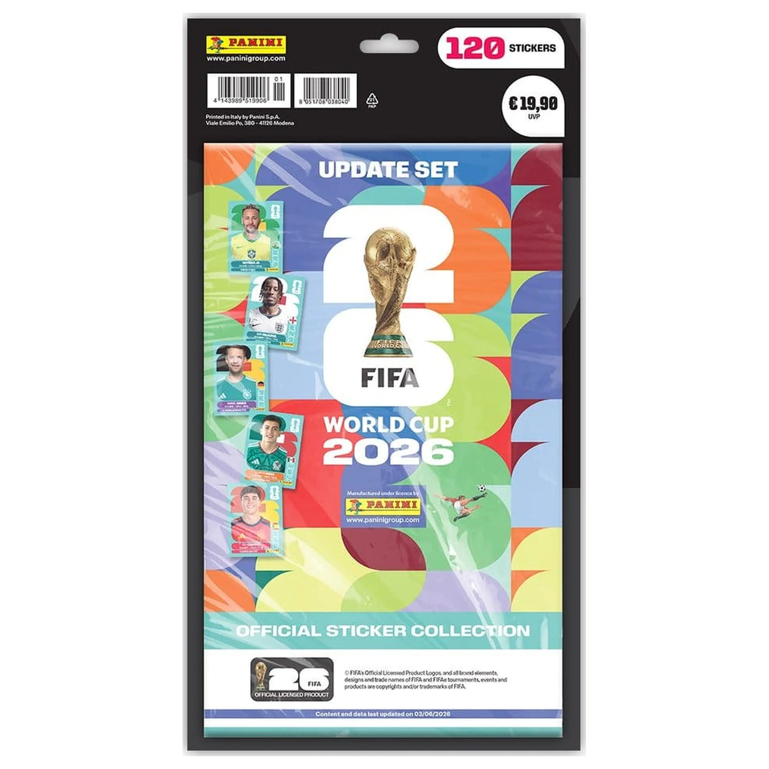 FIFA World Cup 2026 Sticker Collection Zestaw Aktualizacyjny zdjęcie produktu
