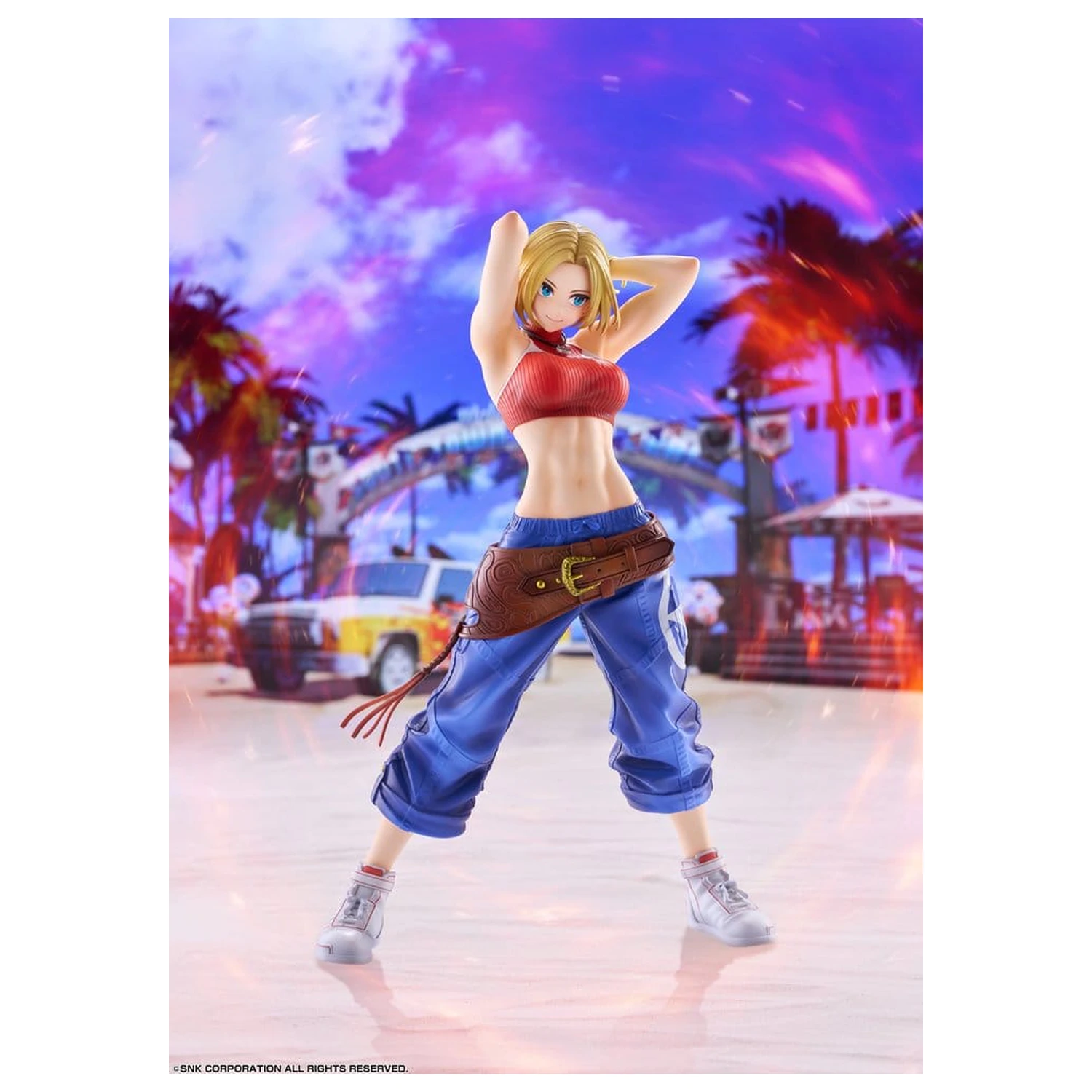 Fighting Girls Collection The King of Fighters XV PVC Figurka 1/7 Blue Mary AmiAmi Limited Edition 26 cm zdjęcie produktu