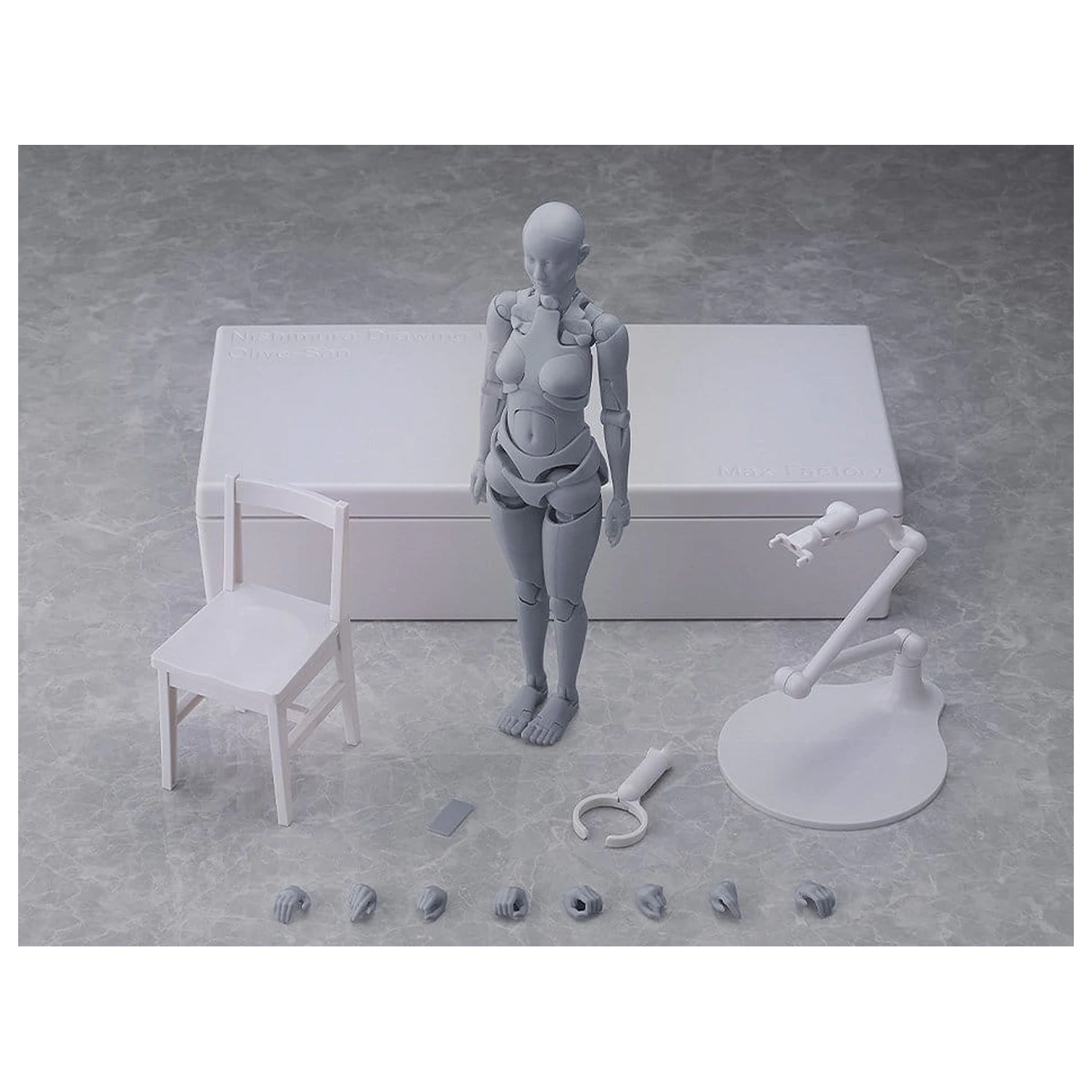 Figma Action Figure Nishimura Style Drawing Doll Olive Gray 21 cm zdjęcie produktu