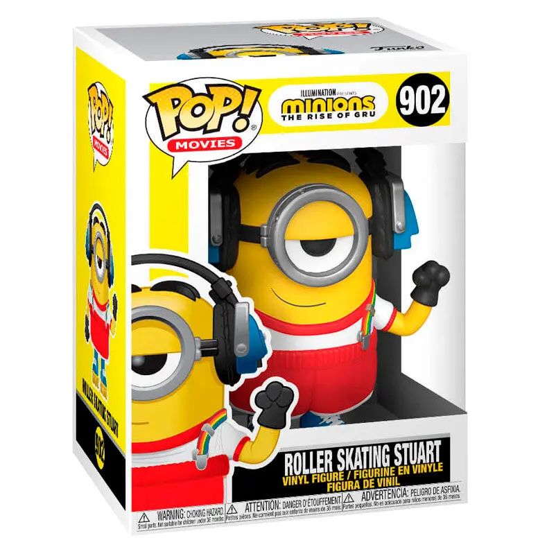 Minions II POP! Movies Vinyl Figure Skater Stuart 9 cm zdjęcie produktu