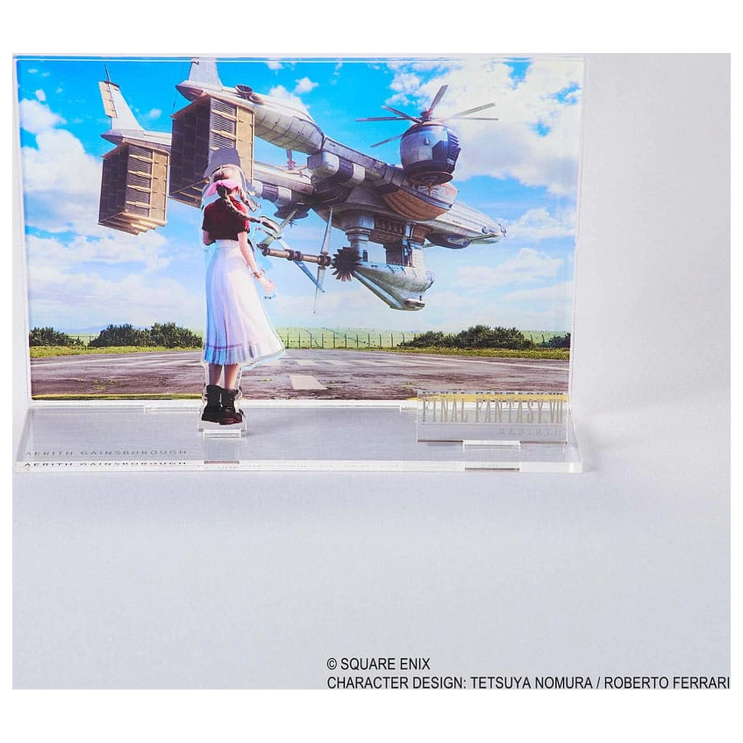 Final Fantasy VII Rebirth Akrylowa Diorama Aerith Key Art zdjęcie produktu