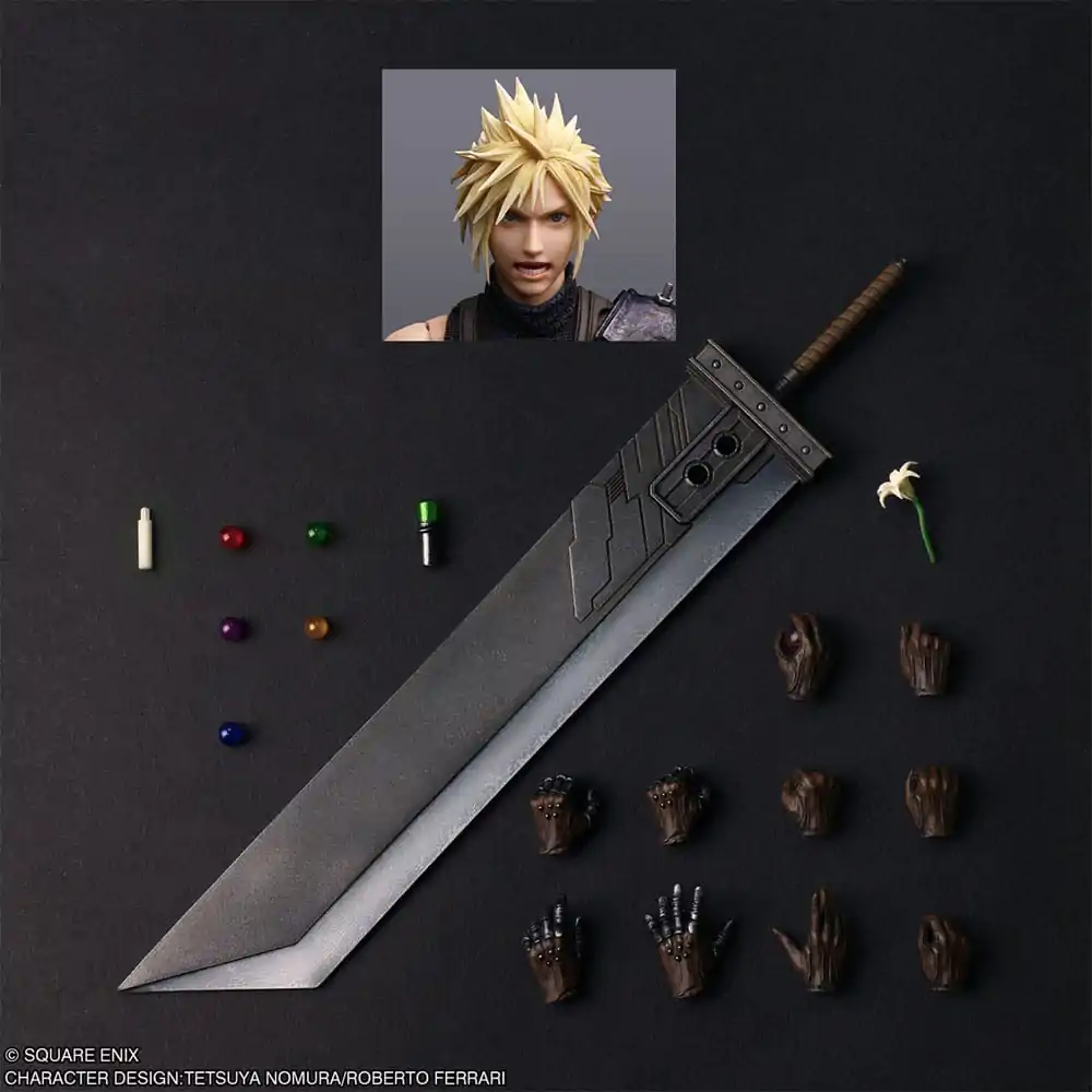 Final Fantasy VII Rebirth Play Arts Shin Action Figure Cloud Strife 27 cm zdjęcie produktu