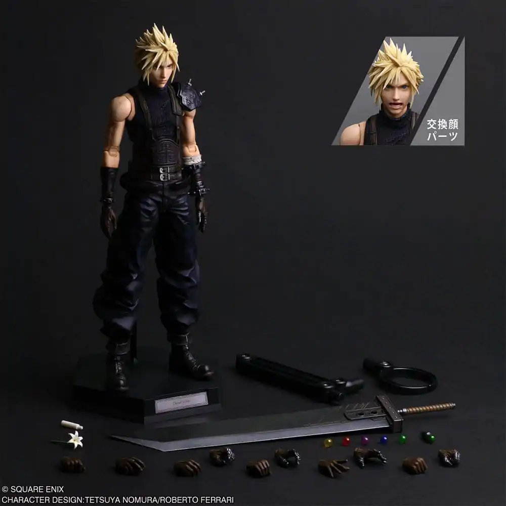 Final Fantasy VII Rebirth Play Arts Shin Action Figure Cloud Strife 27 cm zdjęcie produktu