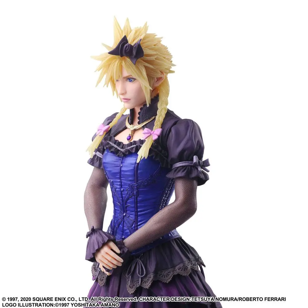 Final Fantasy VII Remake Static Arts Gallery Statuetka Cloud Strife Dress Ver. 28 cm zdjęcie produktu