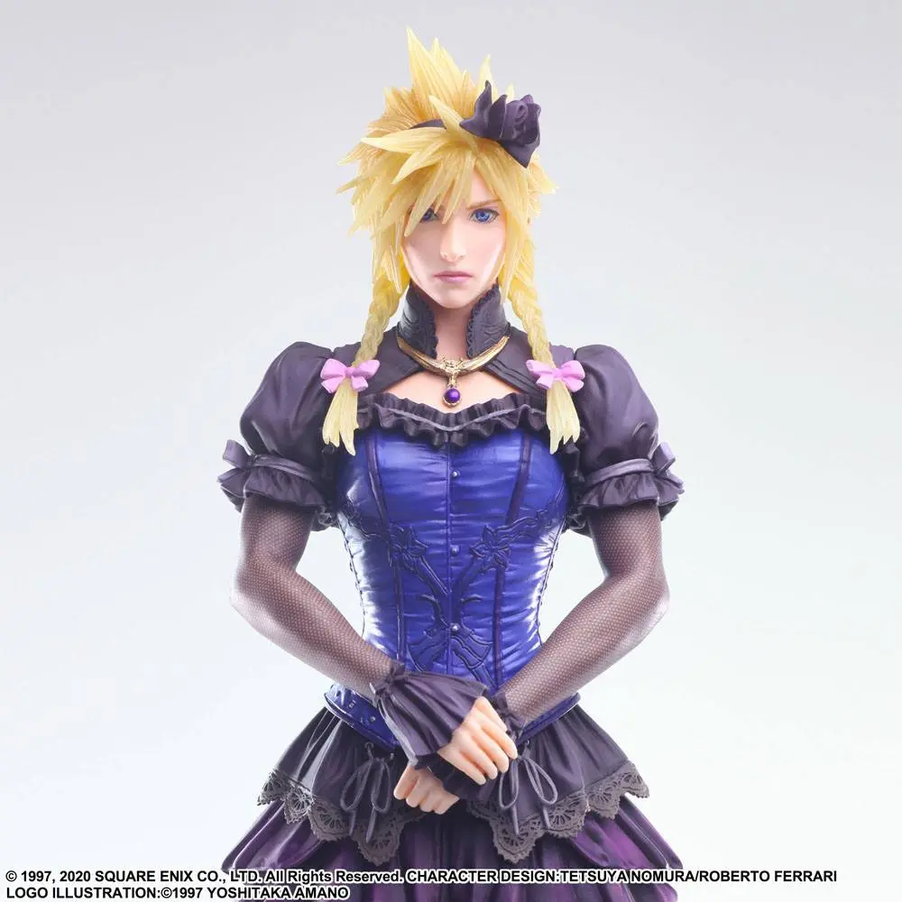 Final Fantasy VII Remake Static Arts Gallery Statuetka Cloud Strife Dress Ver. 28 cm zdjęcie produktu