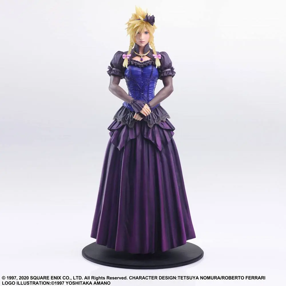 Final Fantasy VII Remake Static Arts Gallery Statuetka Cloud Strife Dress Ver. 28 cm zdjęcie produktu