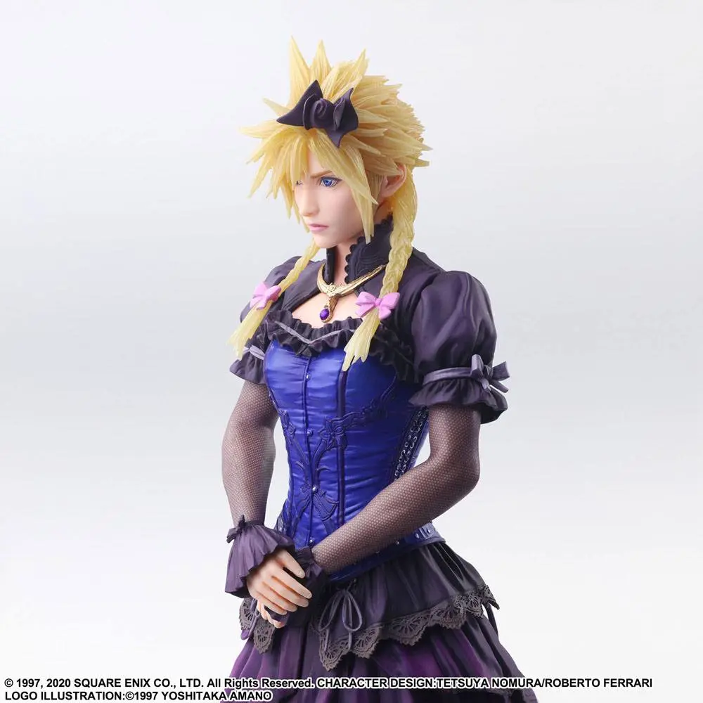 Final Fantasy VII Remake Static Arts Gallery Statuetka Cloud Strife Dress Ver. 28 cm zdjęcie produktu