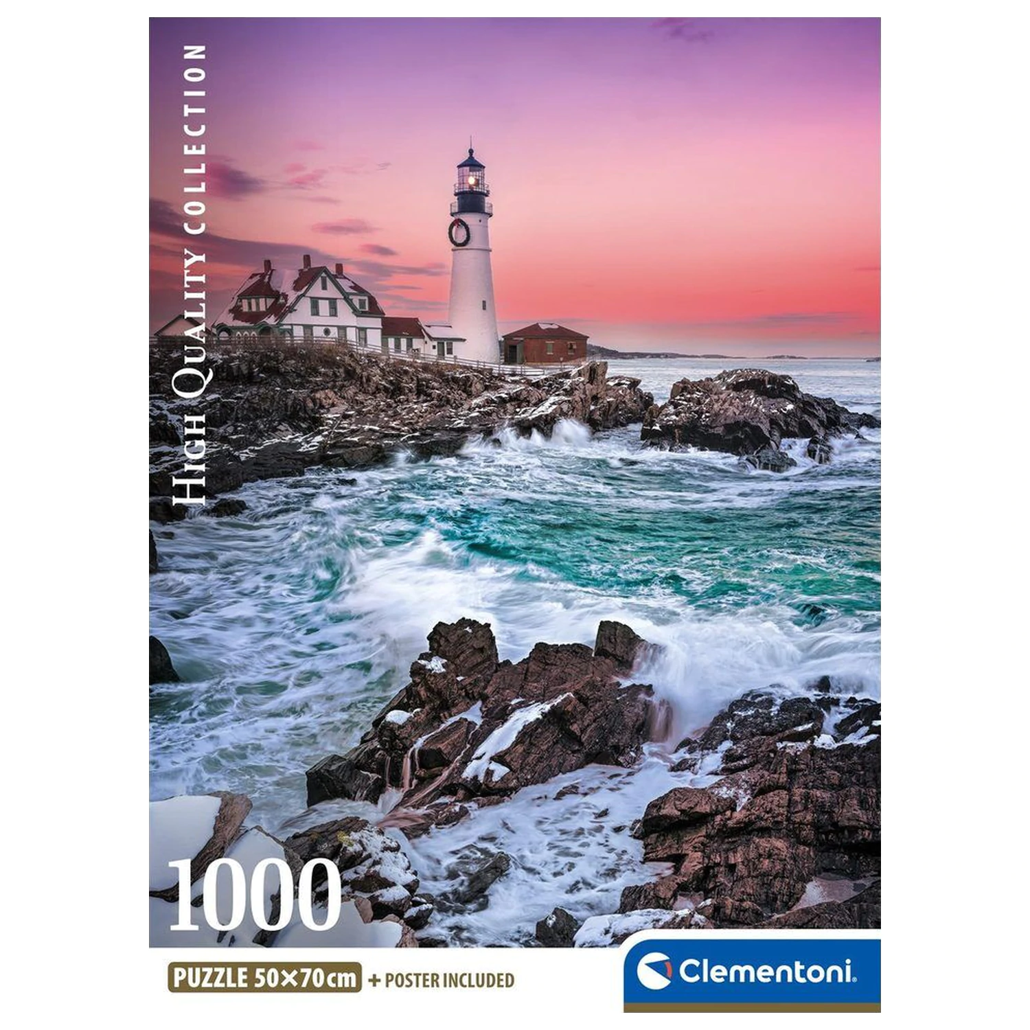 First Snow At Portland Head puzzle 1000 sztuk zdjęcie produktu