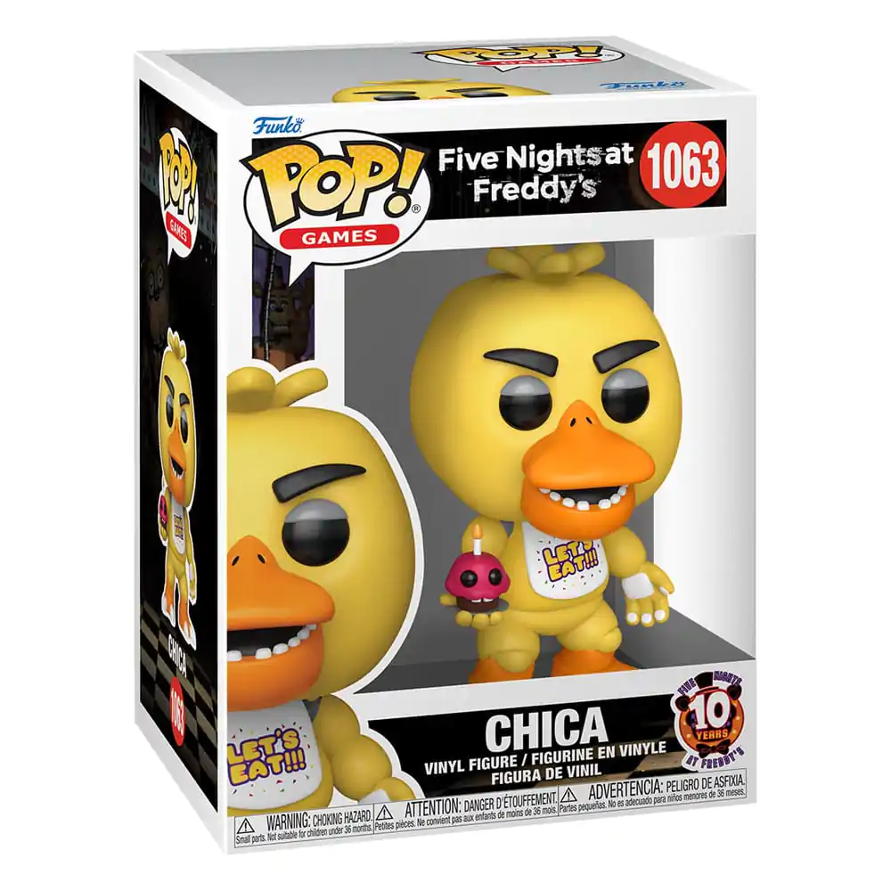 Five Nights at Freddy's Funko POP! Figurka Vinyl 10th Anniversary - Chica 9 cm zdjęcie produktu