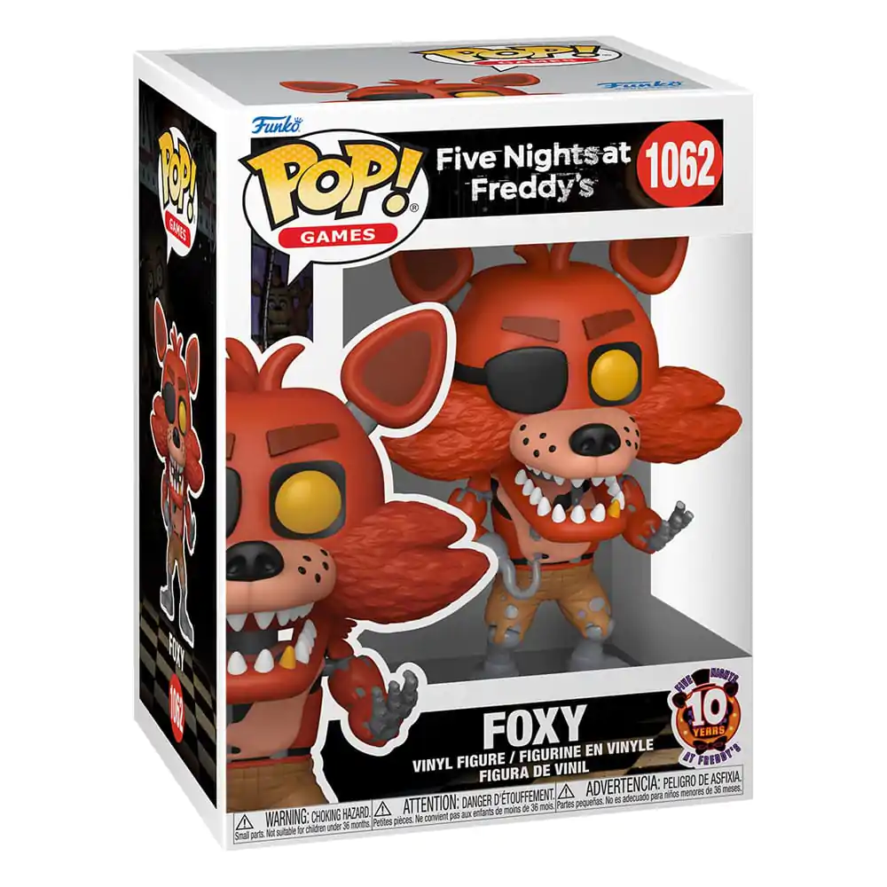 Five Nights at Freddy's Funko POP! Figurka Vinyl 10th Anniversary - Foxy 9 cm zdjęcie produktu