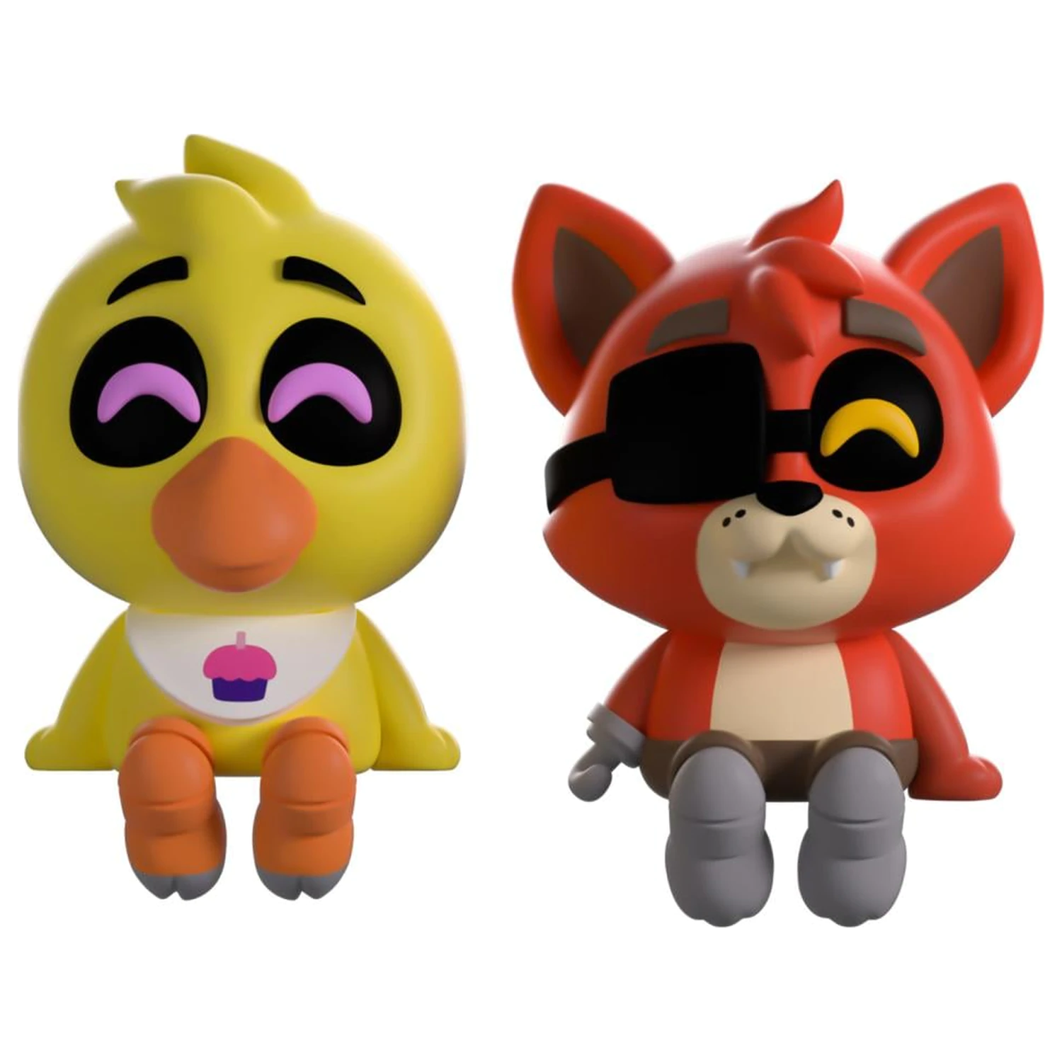 Five Nights at Freddy's Chica & Foxy Monitor Buddiez figurki 6 cm zdjęcie produktu