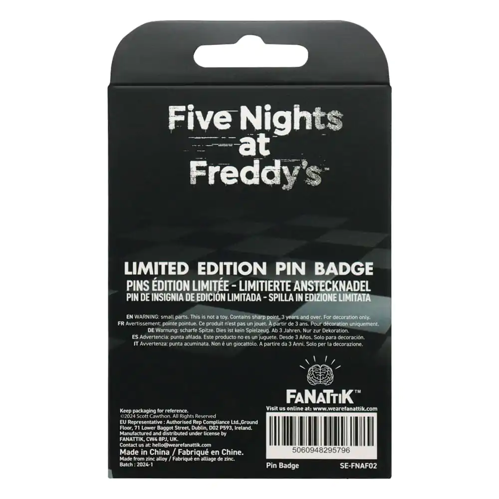 Przypinka Five Nights at Freddy's Fazbear Entertainment Limited Edition zdjęcie produktu