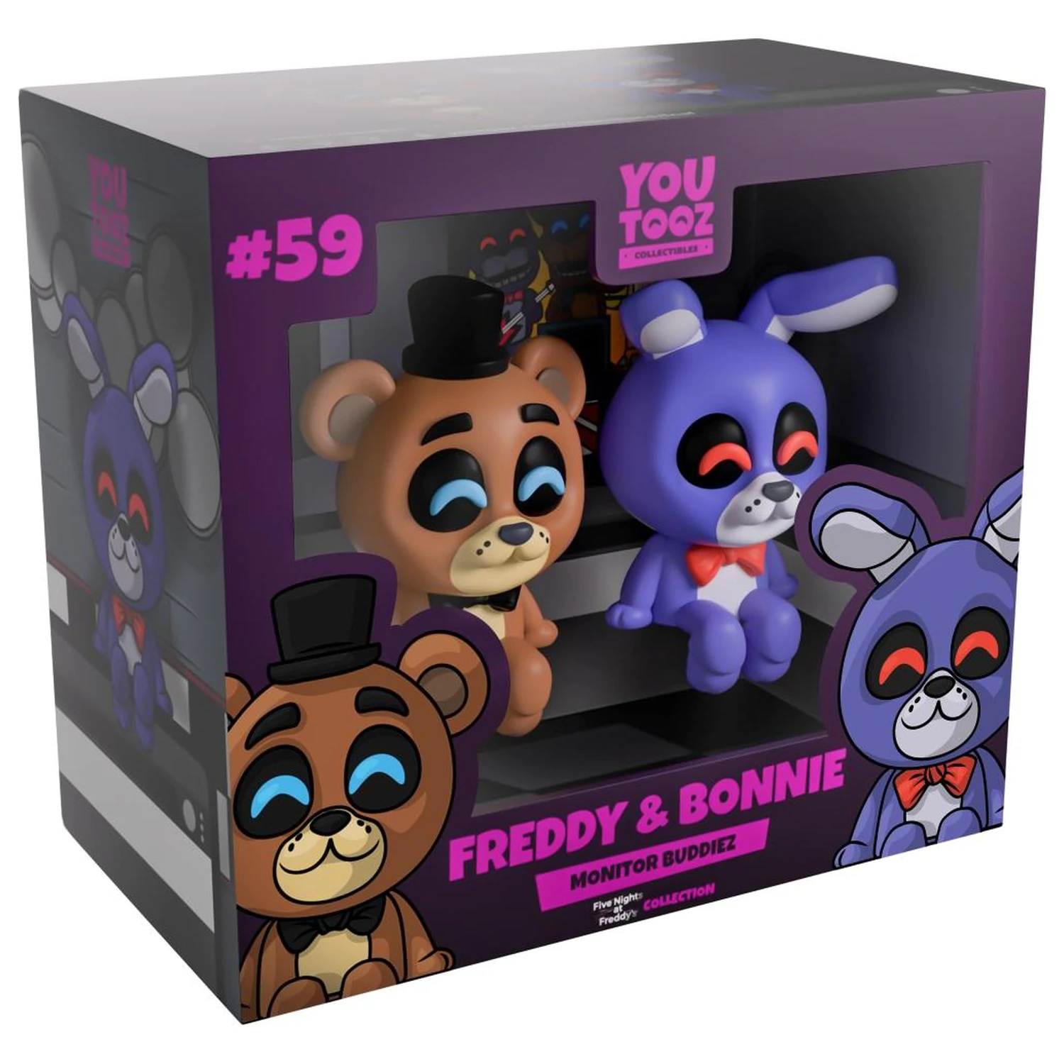 Five Nights at Freddy's Freddy & Bonnie Monitor Buddiez figurki 6 cm zdjęcie produktu
