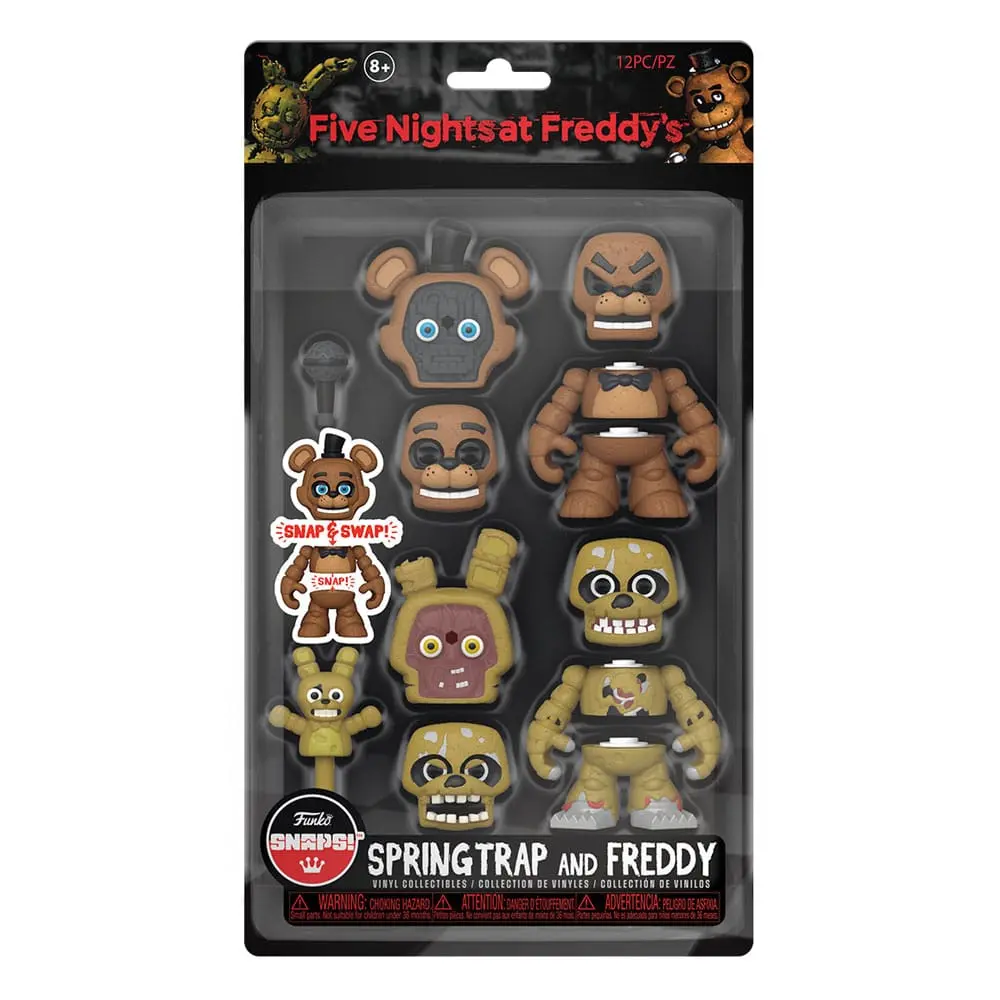 Five Nights at Freddy's Figurki Akcji Snap Freddy & Springtrap 9 cm zdjęcie produktu