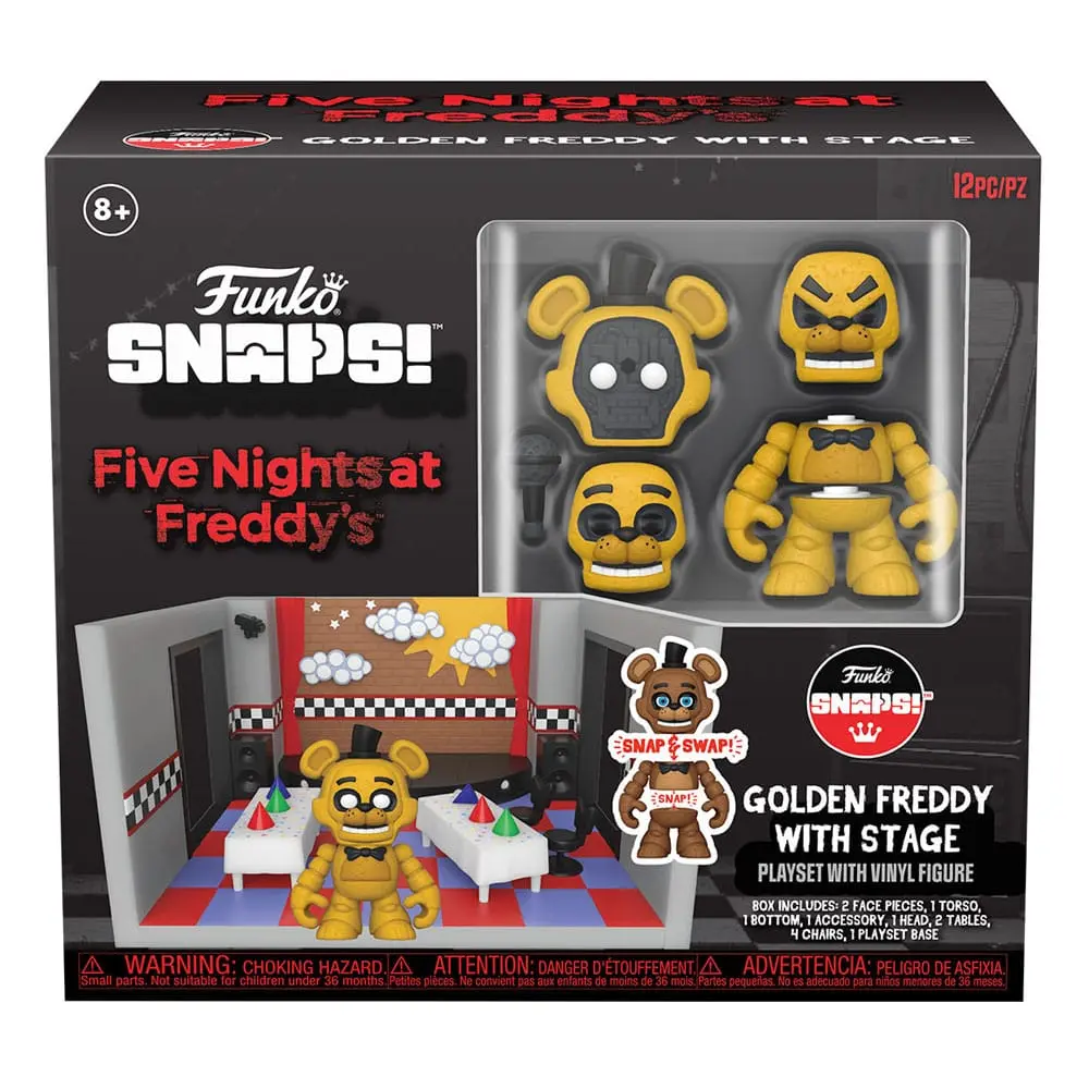 Five Nights at Freddy's Zestaw do zabawy Snap i Scena z figurką Freddy (GD) 9 cm zdjęcie produktu