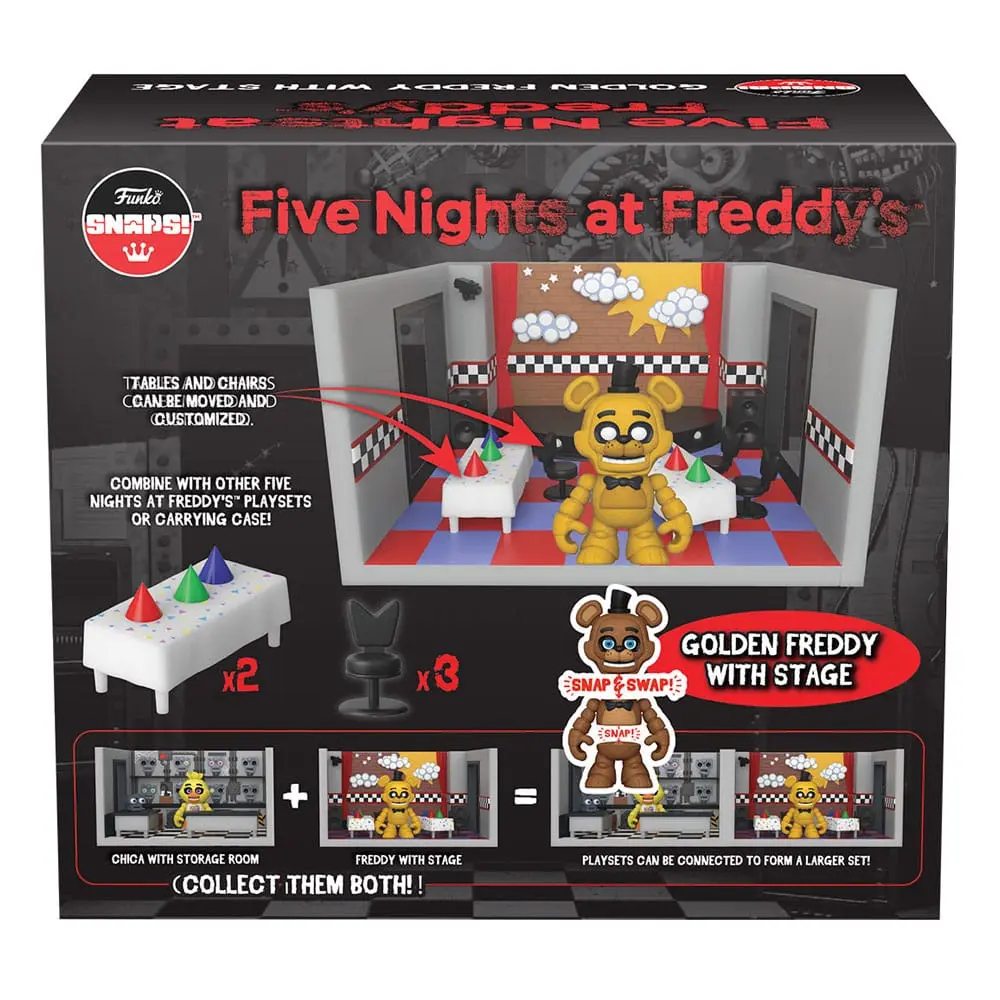 Five Nights at Freddy's Zestaw do zabawy Snap i Scena z figurką Freddy (GD) 9 cm zdjęcie produktu