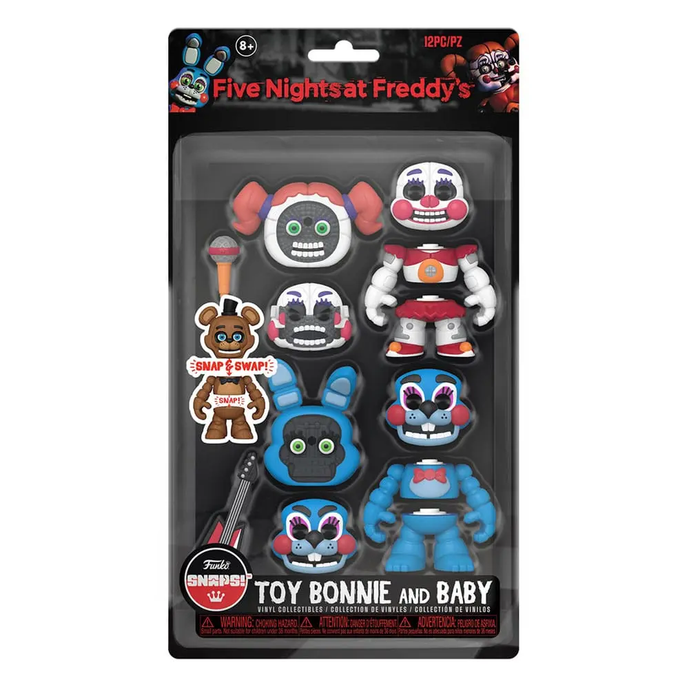 Five Nights at Freddy's Figurki Akcji Snap Toy Bonnie & Baby 9 cm zdjęcie produktu