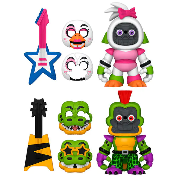 Zestaw 2 figurek Five Nights at Freddy's Montgomery Gator i Glamrock Chica zdjęcie produktu