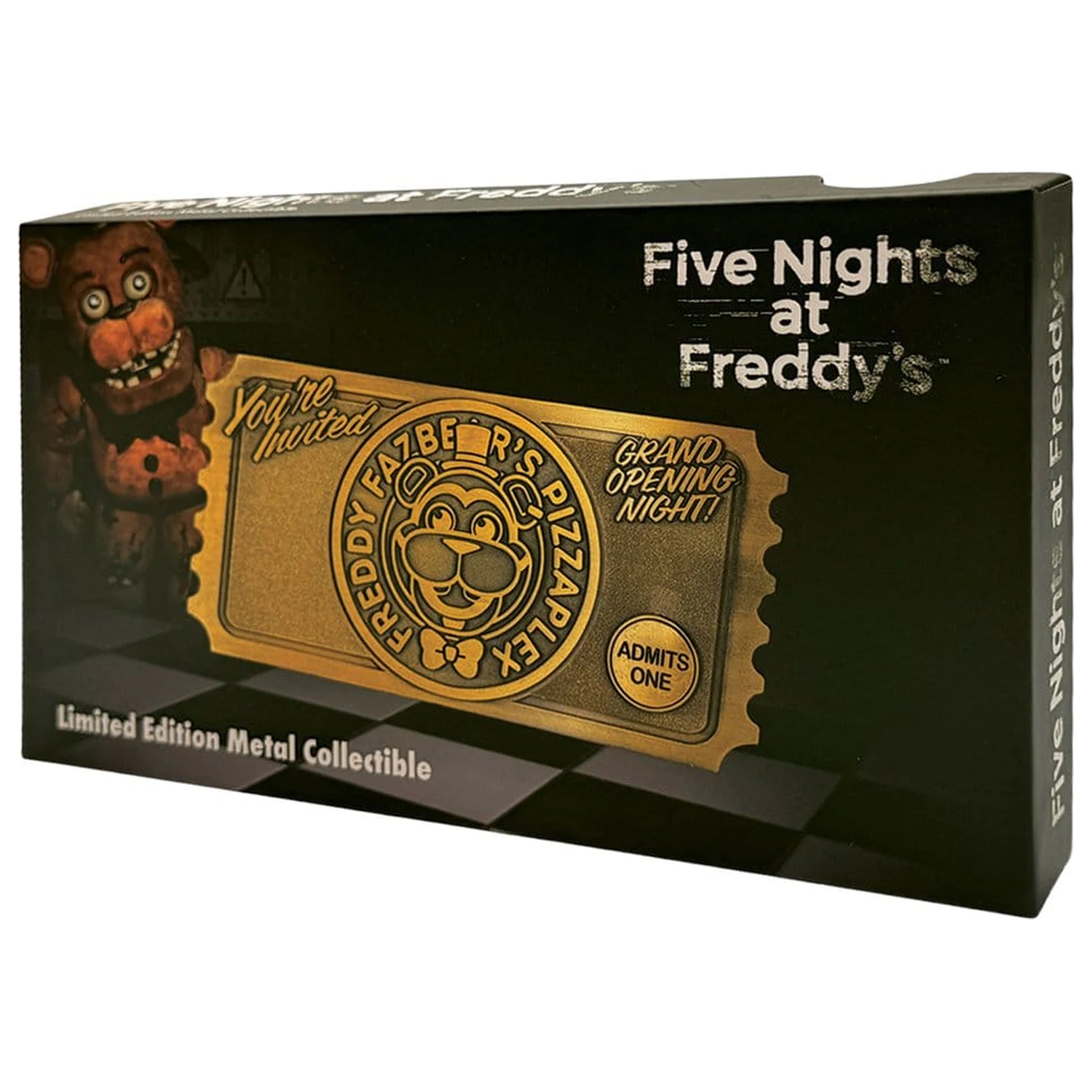 Five Nights at Freddy’s Replika bilet na wieczór otwarcia Pizzaplex Limited Edition zdjęcie produktu