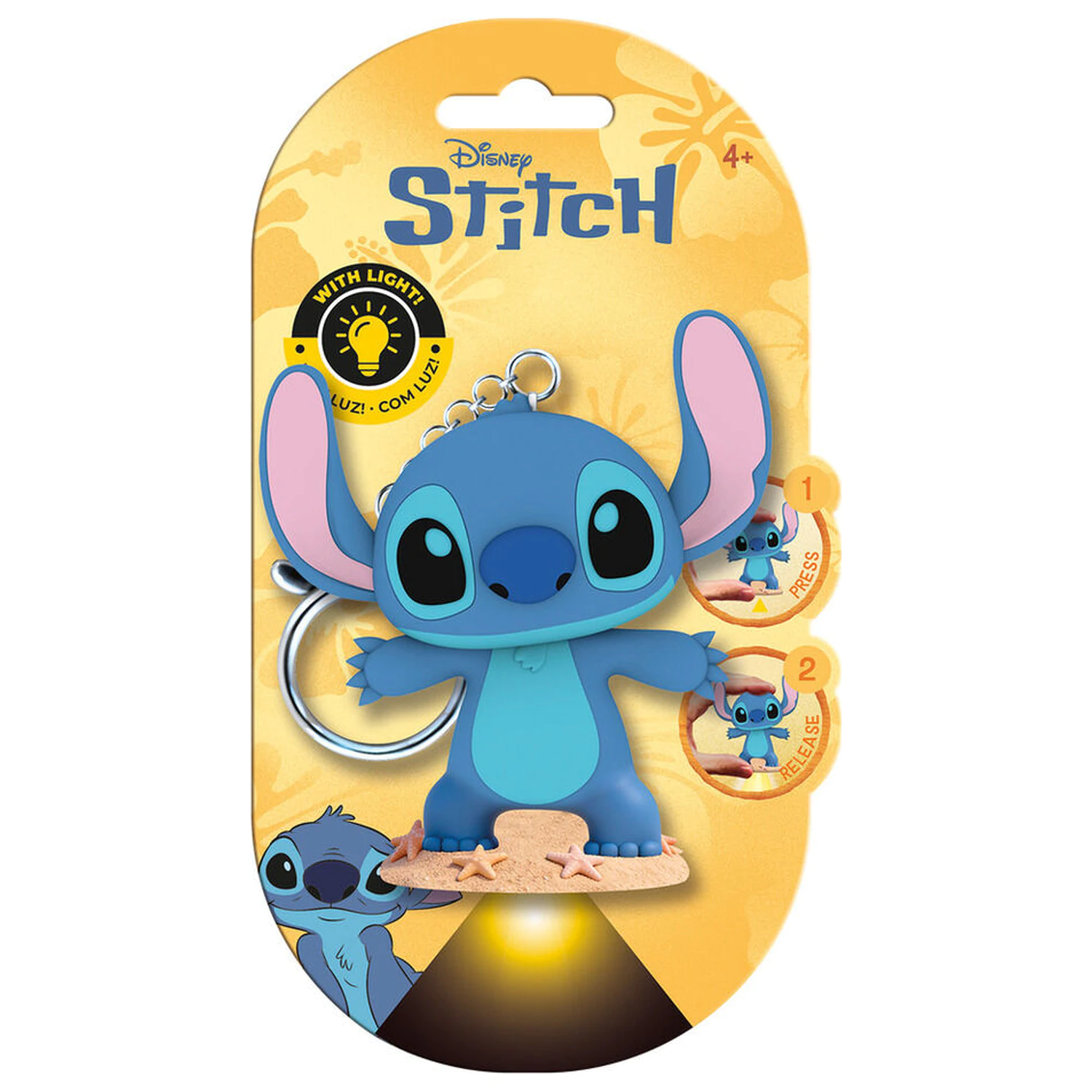 Flashies Disney Stitch brelok 3D z latarką LED zdjęcie produktu