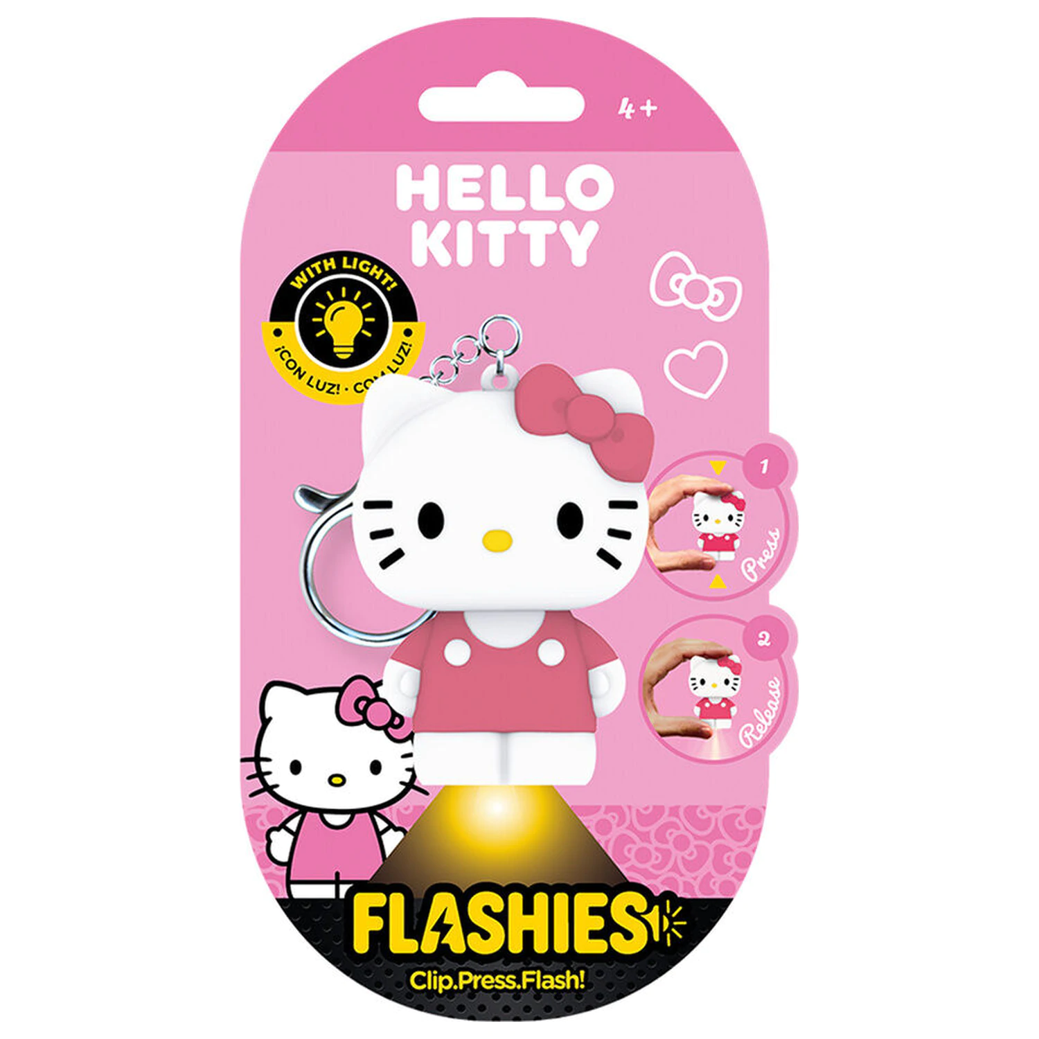 Flashies Hello Kitty brelok 3D z latarką LED zdjęcie produktu