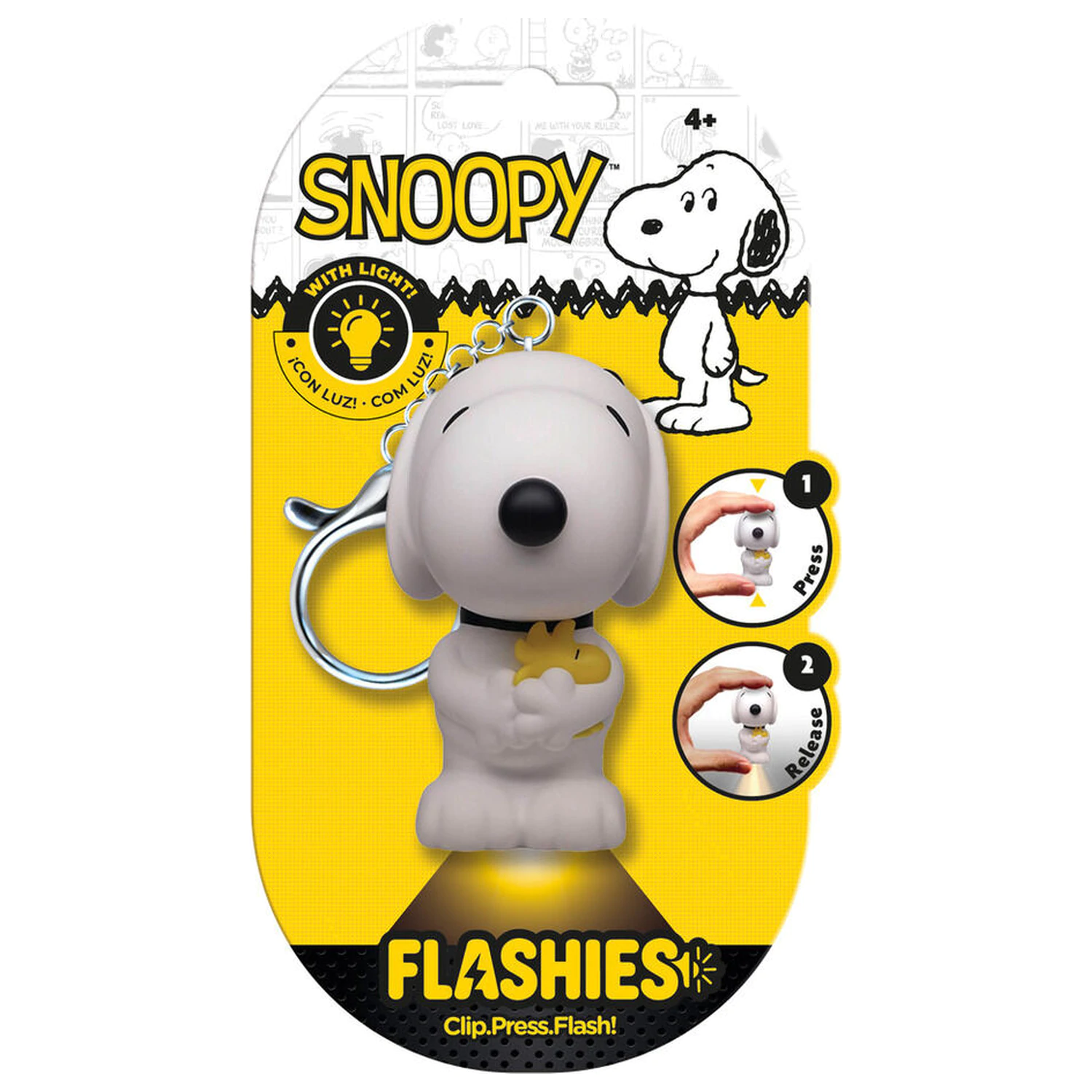 Flashies Peanuts Snoopy brelok 3D z latarką led zdjęcie produktu