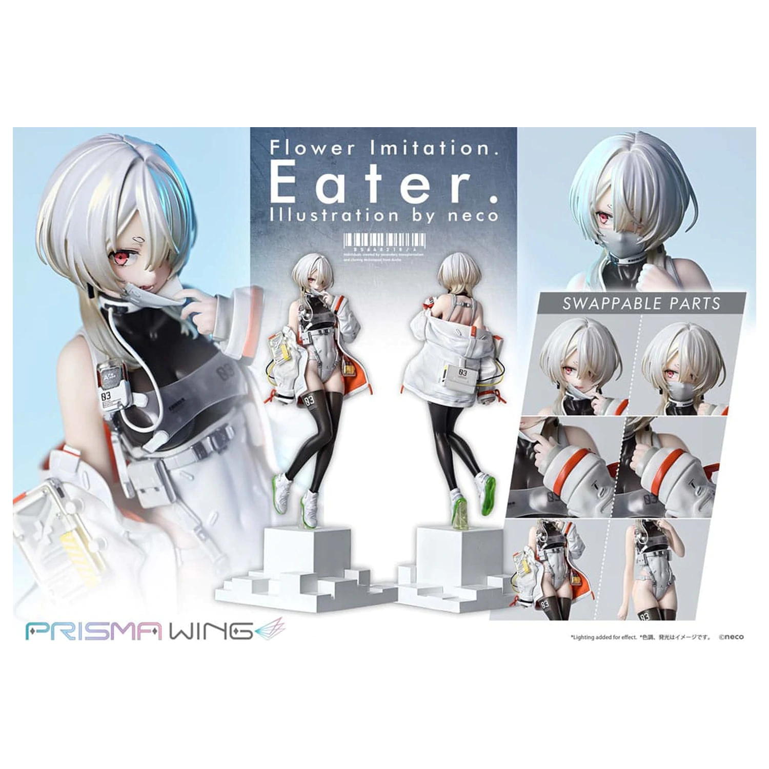 Flower Imitation Prisma Wing PVC Statua 1/7 Eater Illustration by neco 32 cm zdjęcie produktu