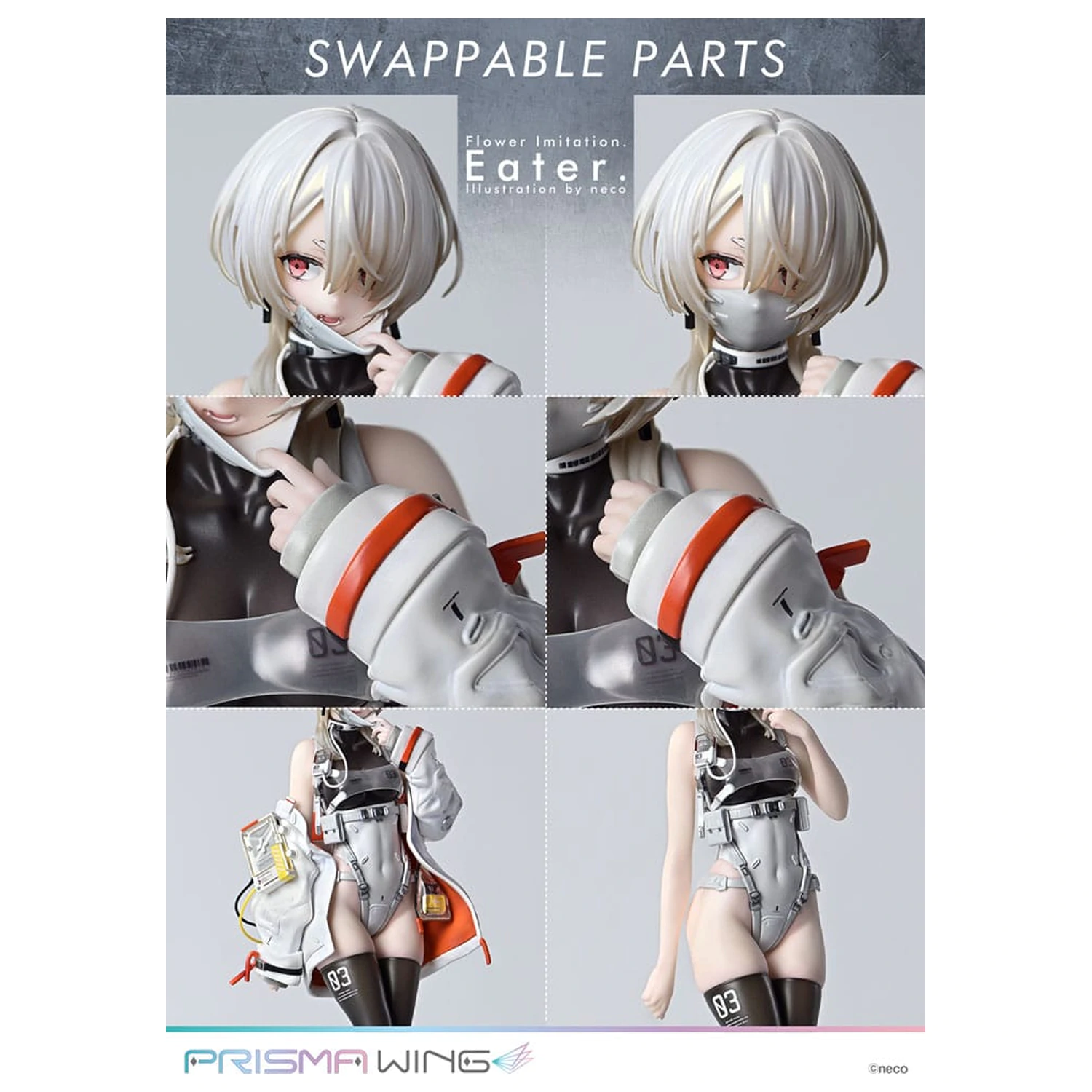 Flower Imitation Prisma Wing PVC Statua 1/7 Eater Illustration by neco 32 cm zdjęcie produktu