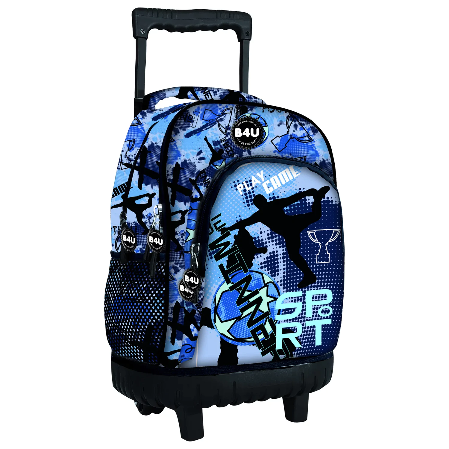 Soccer Be Winner Premium Tornister szkolny na kółkach, torba 44 cm zdjęcie produktu