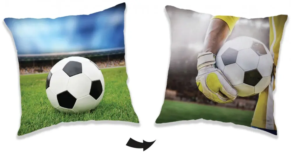 Piłka nożna poduszka, ozdobna poduszka 40*40 cm zdjęcie produktu