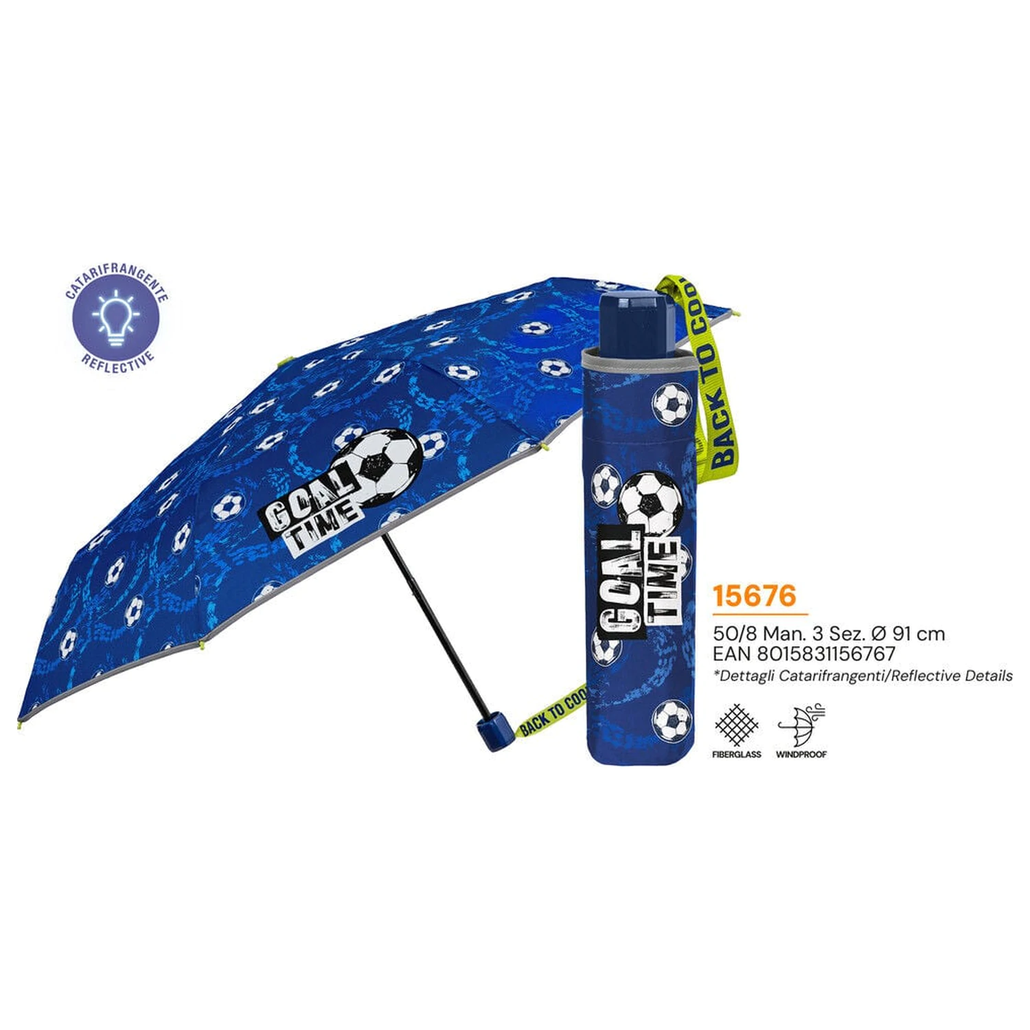Football ręczny składany parasol 50cm zdjęcie produktu