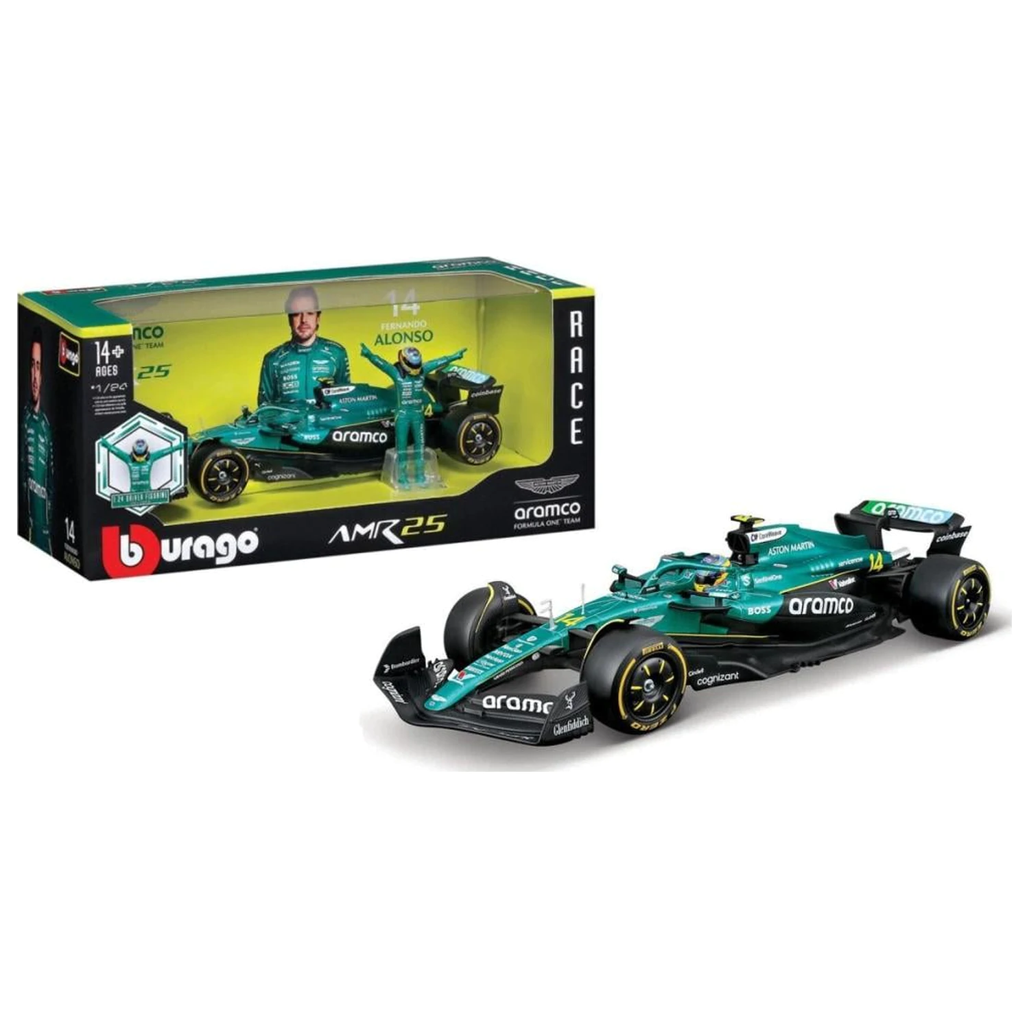 Formula 1 F1 Aston Martin AMR 25 2025 Alonso model die-cast 1/24 zdjęcie produktu