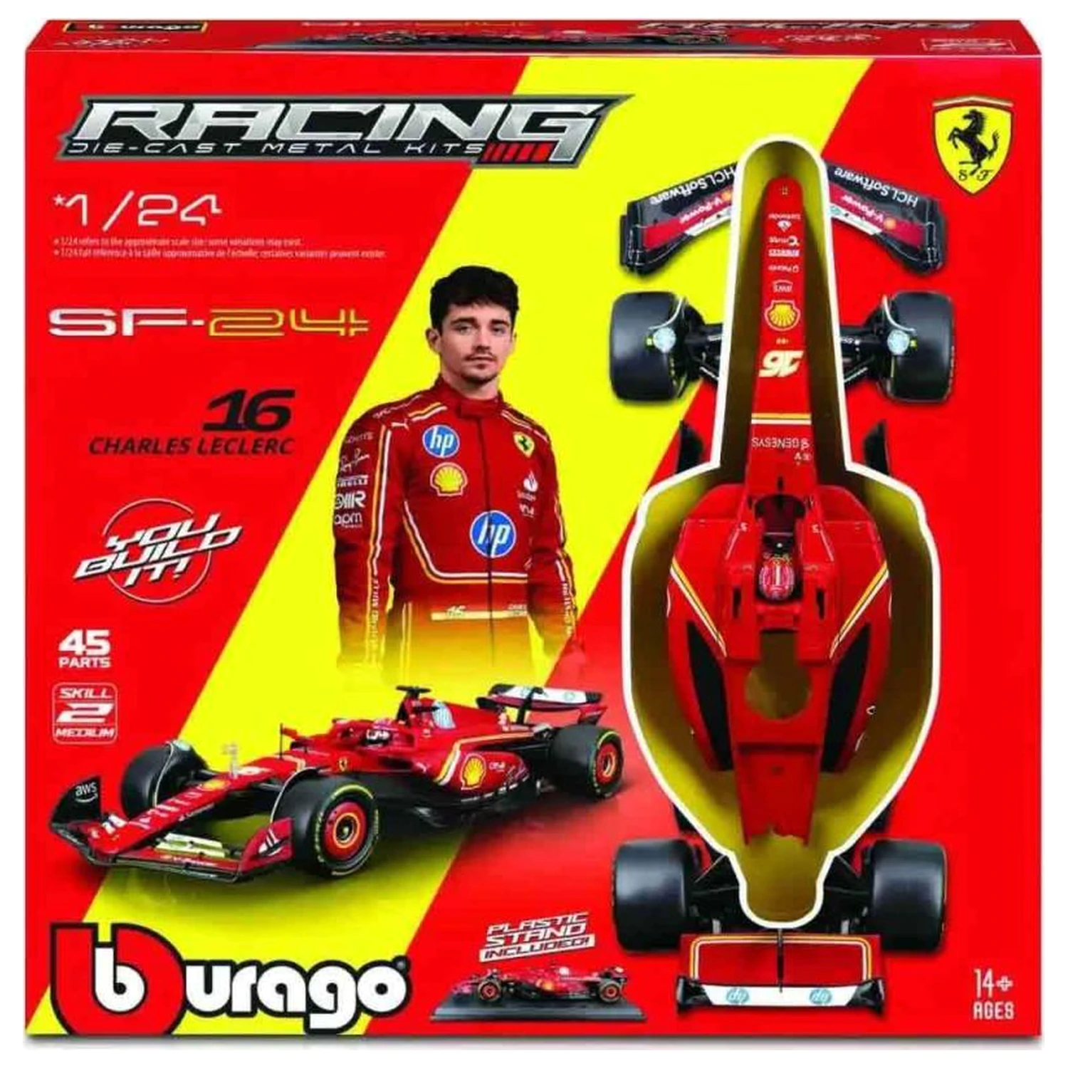 Formula 1 F1 Ferrari SF-24 N.16 Charles Leclerc Model Kit 1/24 zdjęcie produktu