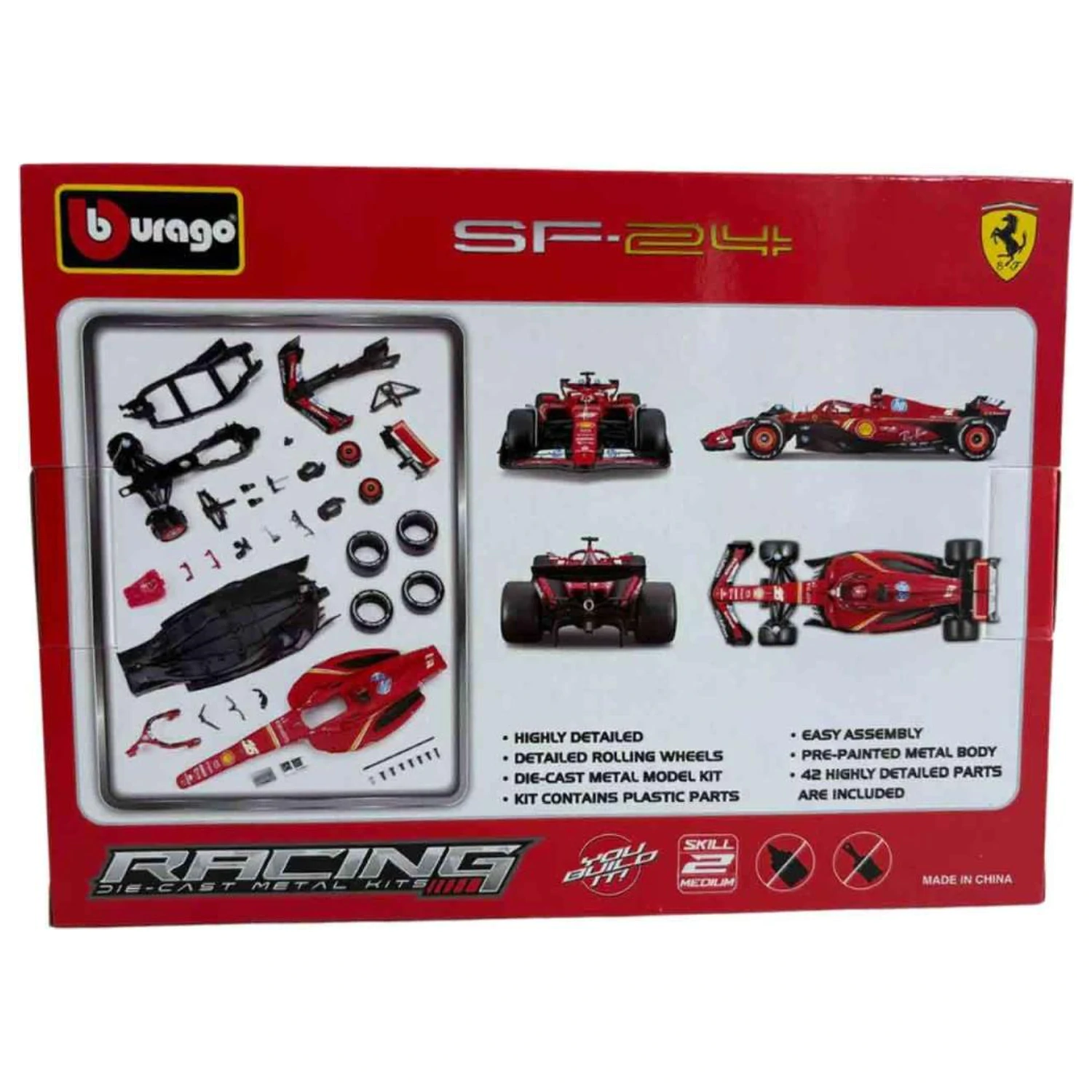Formula 1 F1 Ferrari SF-24 N.16 Charles Leclerc Model Kit 1/24 zdjęcie produktu
