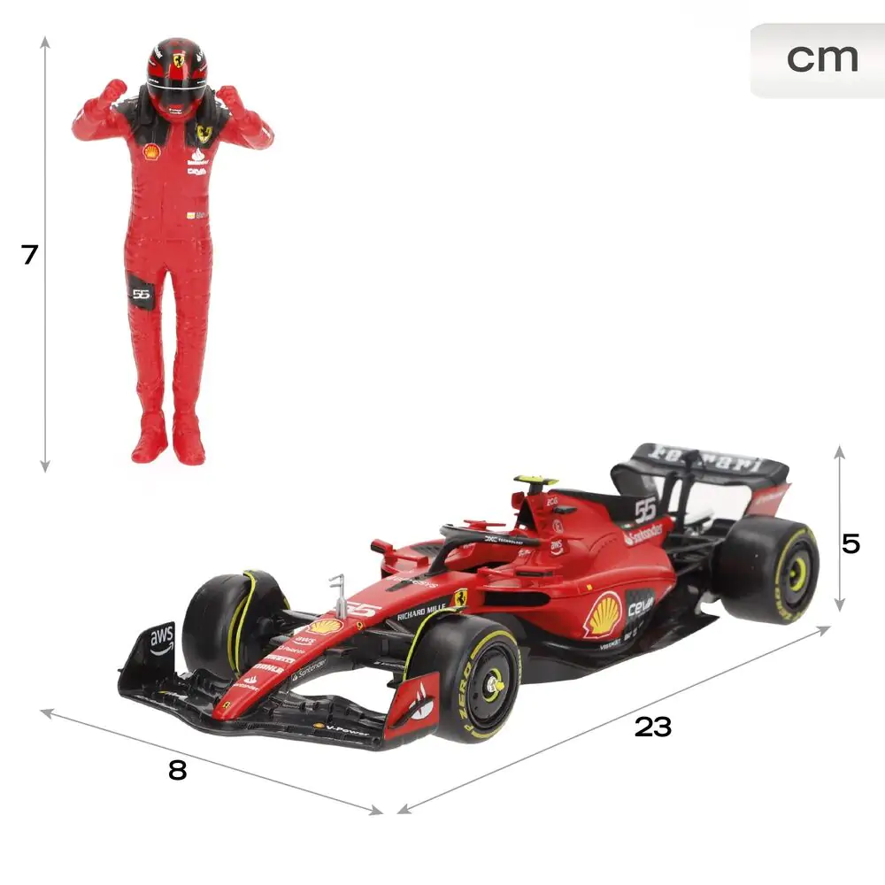 Model samochodu Formula 1 Ferrari Carlos Sainz zdjęcie produktu