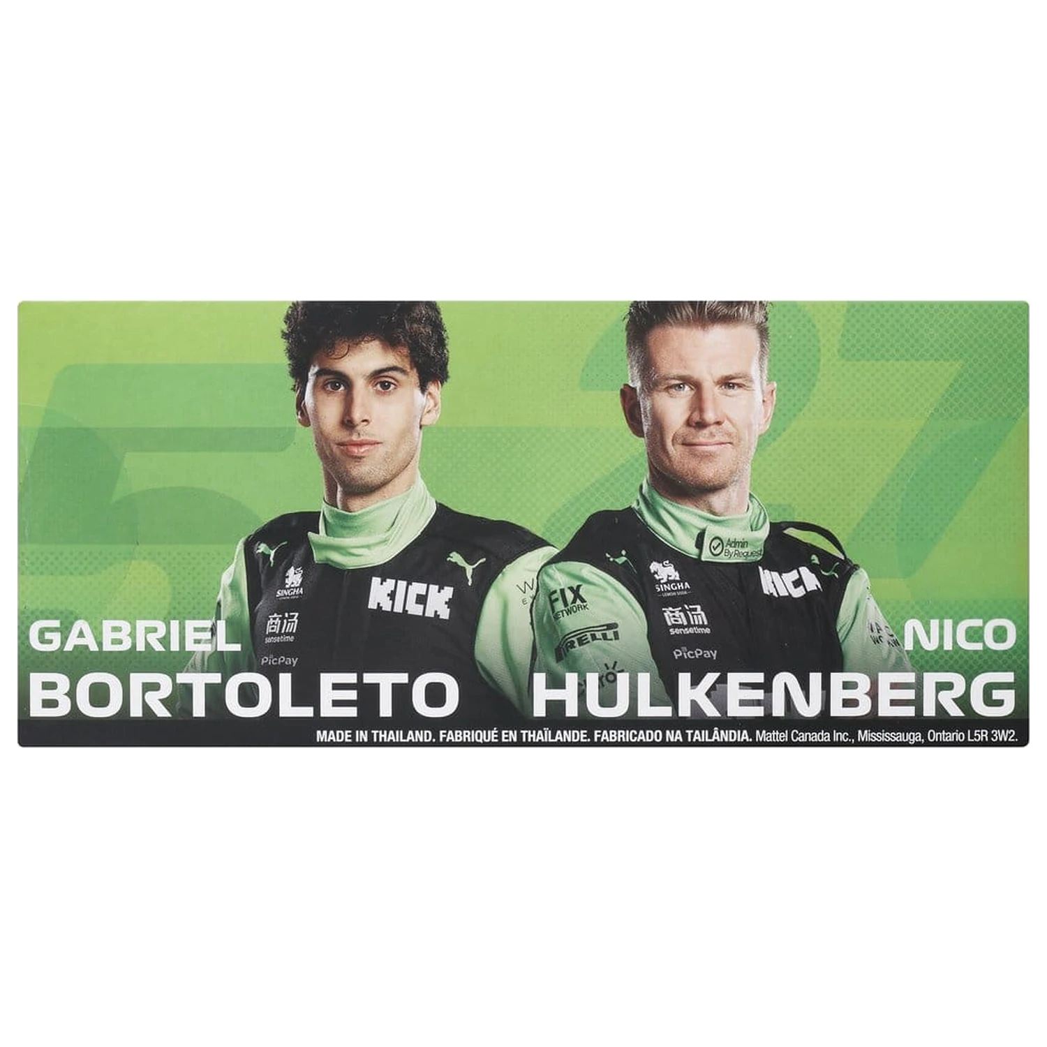 Formula 1 Hot Wheels Premium Die-Cast Pojazdy 2-Pak 1/64 KICK Sauber Team zdjęcie produktu