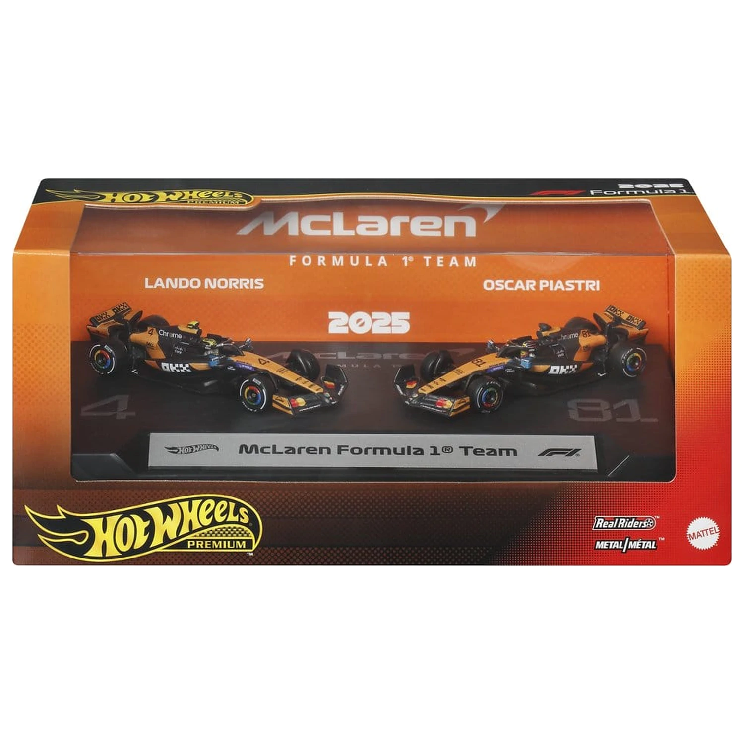Formula 1 Hot Wheels Premium Die-Cast Pojazd 2-pak 1:64 Team McLaren zdjęcie produktu