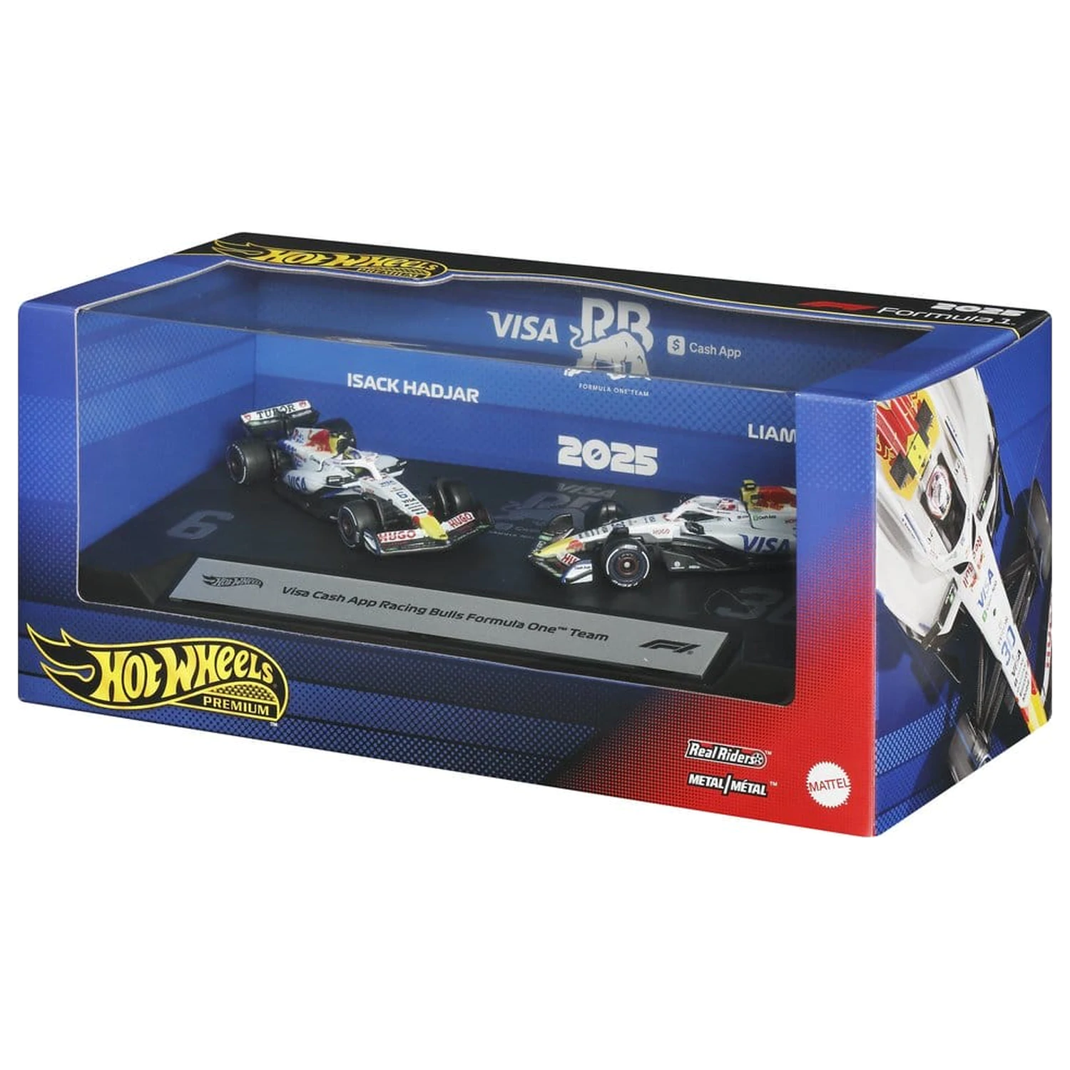Formula 1 Hot Wheels Premium Pojazd Die-Cast Zestaw 2 sztuk 1:64 Team Visa Cash App Racing Bulls zdjęcie produktu