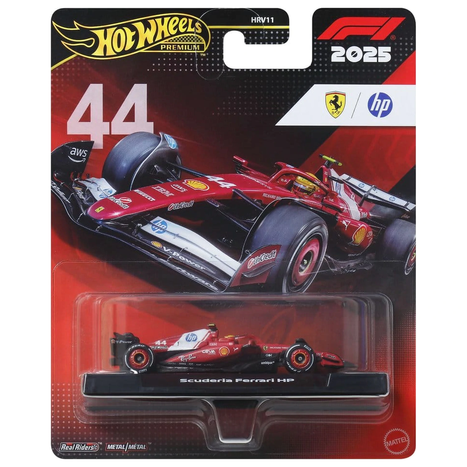Formula 1 Hot Wheels Premium Die-Cast Pojazd 1/64 Team Ferrari zdjęcie produktu