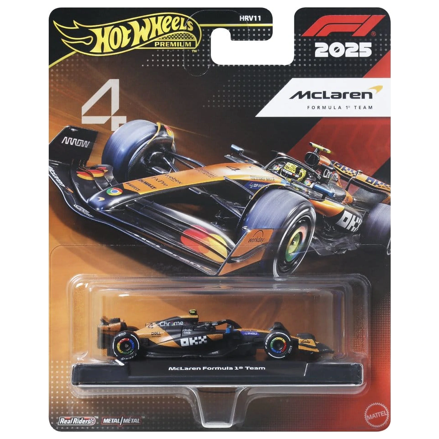 Formula 1 Hot Wheels Premium metalowy pojazd odlewany 1:64 Team McLaren: Driver 2 zdjęcie produktu