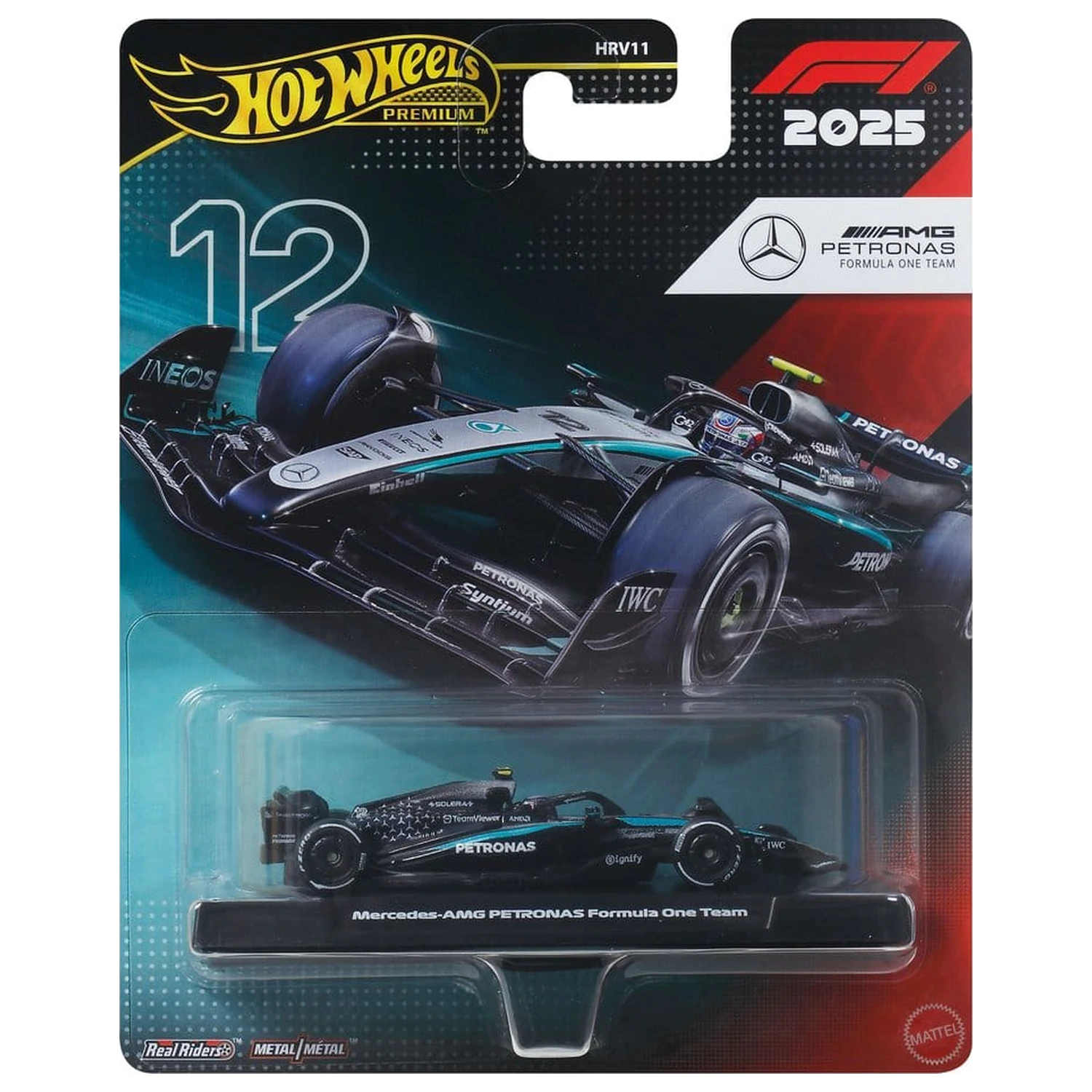 Formula 1 Hot Wheels Premium Die-Cast Pojazd 1/64 Team Mercedes Benz zdjęcie produktu