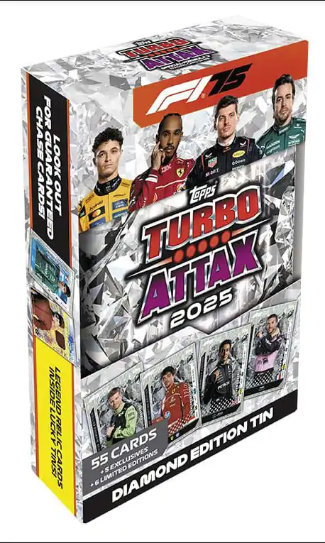 Formula 1 Turbo Attax TCG 2025 F1 Mega Tin Diamond Edition *wersja niemiecka* zdjęcie produktu