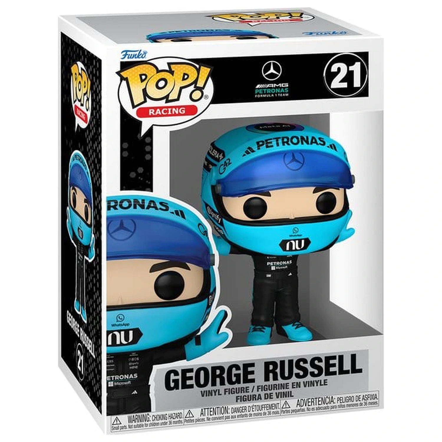 Formular 1 Funko POP! Racing Figurka winylowa Mercedes Benz - George Russell (T-Pose) 9 cm zdjęcie produktu