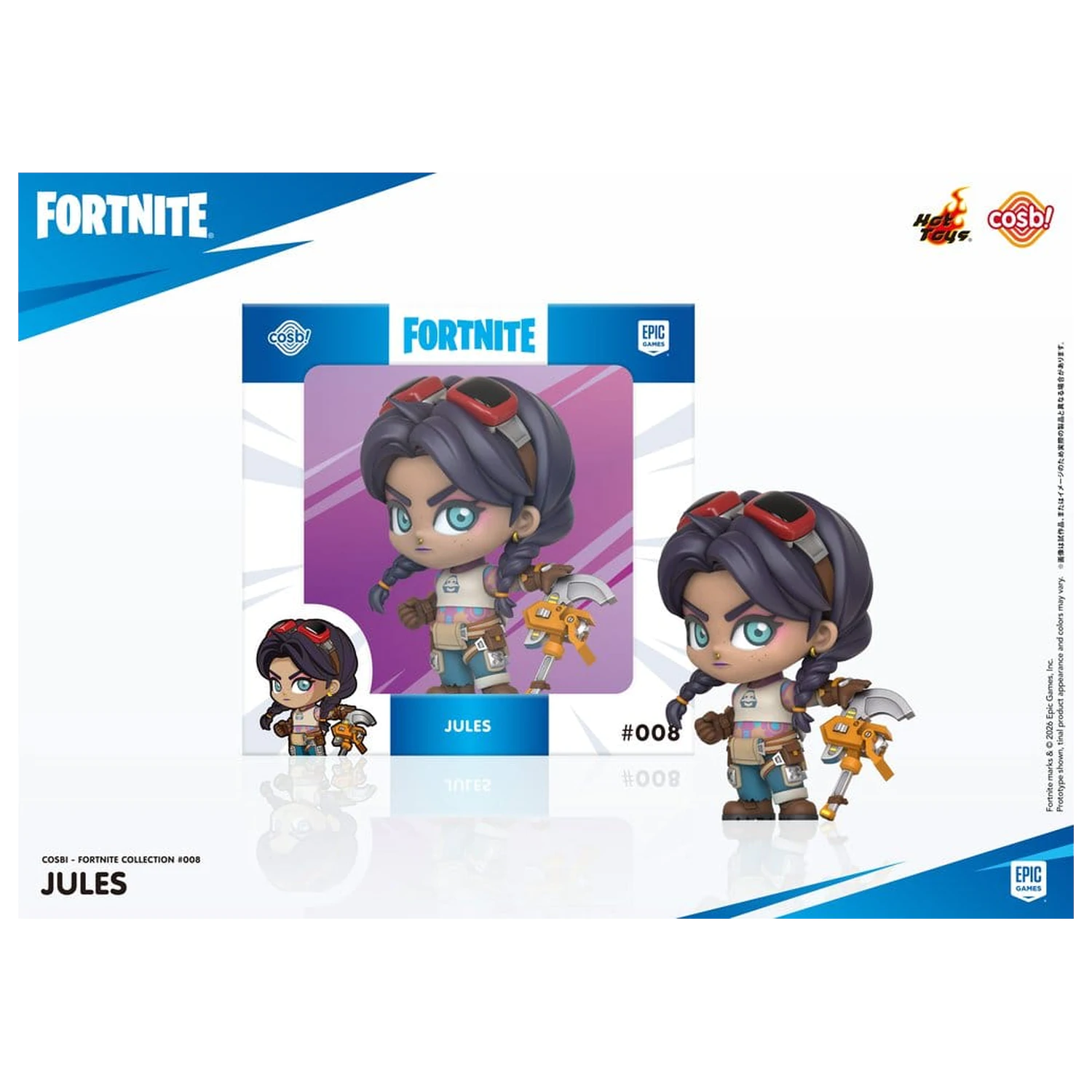 Fortnite Cosbi Mini Figurka Jules 8 cm zdjęcie produktu