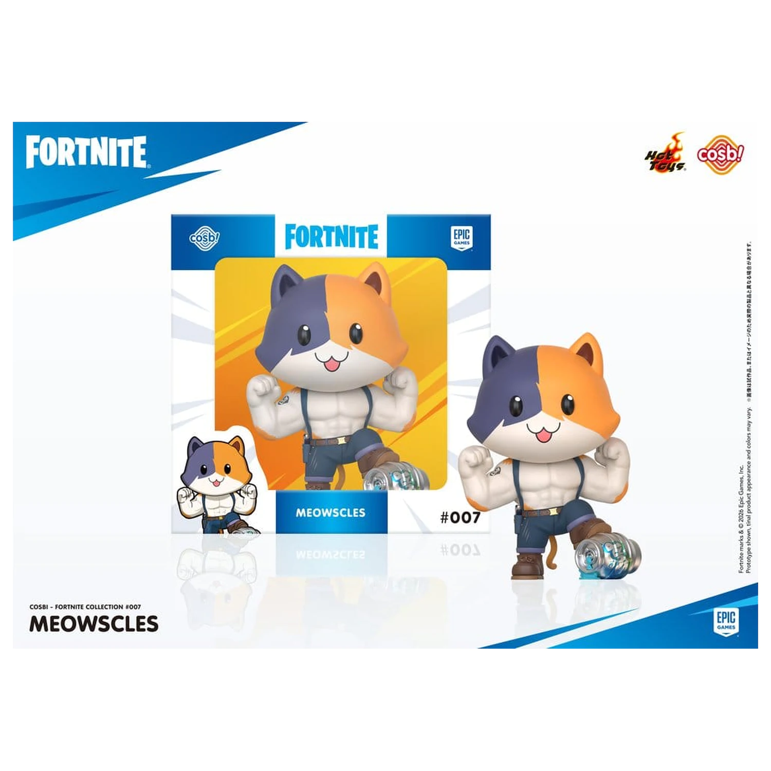 Fortnite Cosbi Mini Figurka Meowscles 8 cm zdjęcie produktu