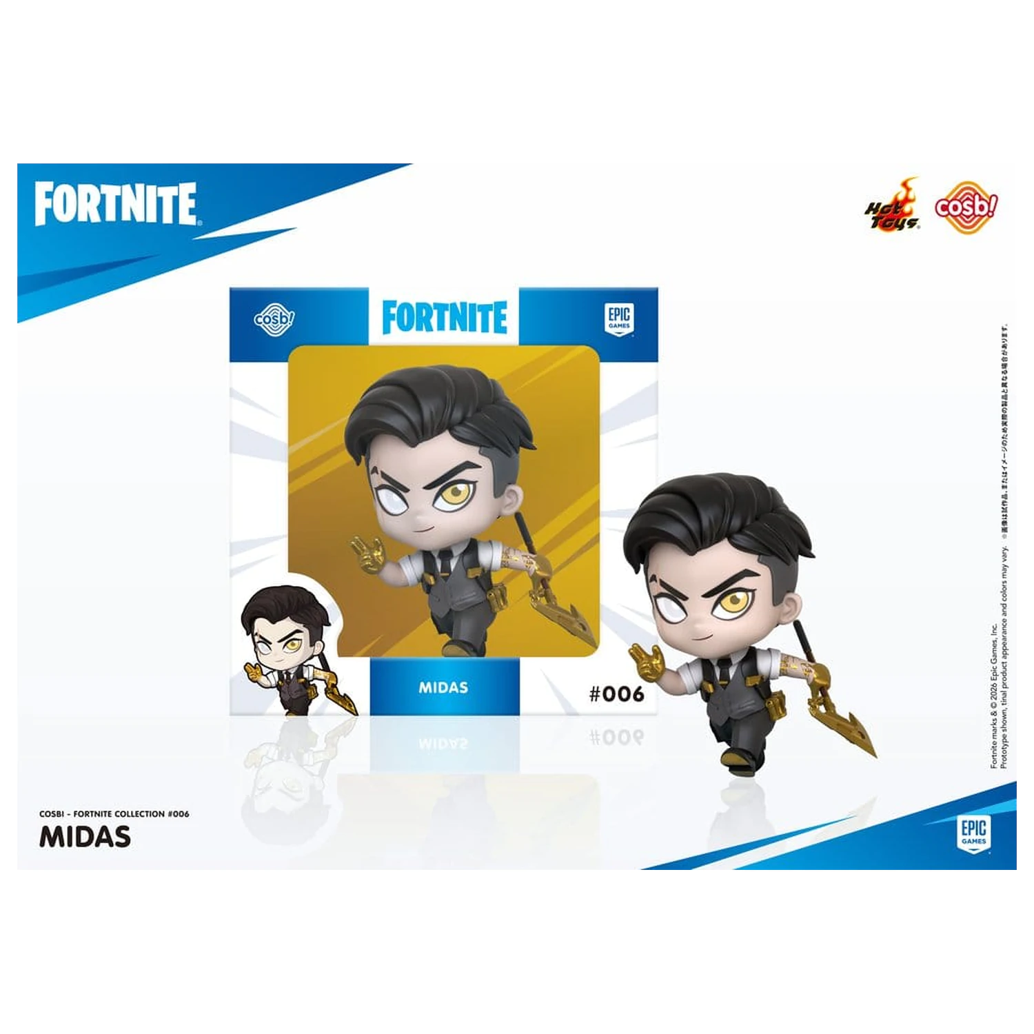 Fortnite Cosbi Mini Figurka Midas 8 cm zdjęcie produktu