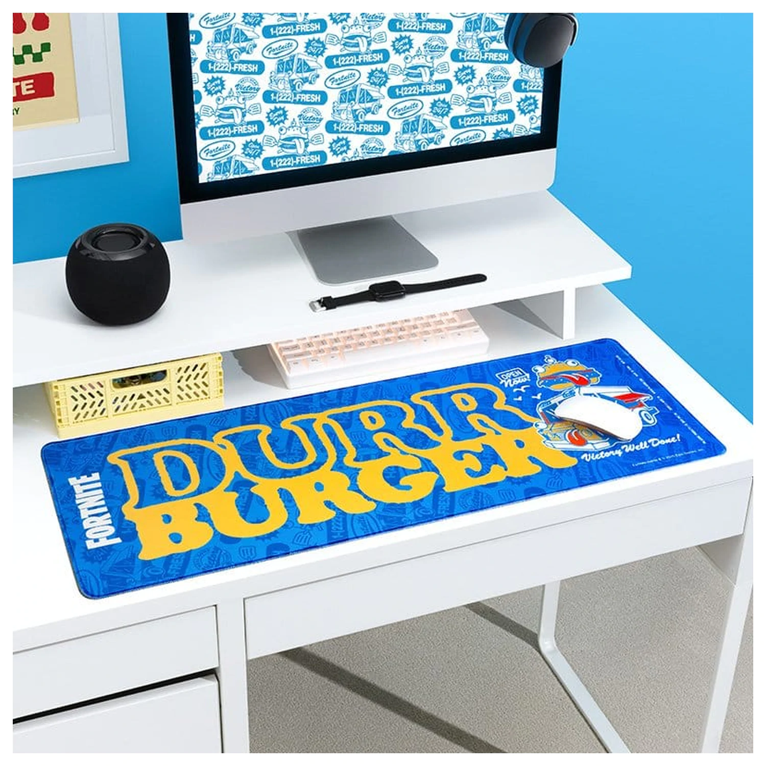 Podkładka pod mysz Fortnite Durr Burger 81 x 30 cm zdjęcie produktu